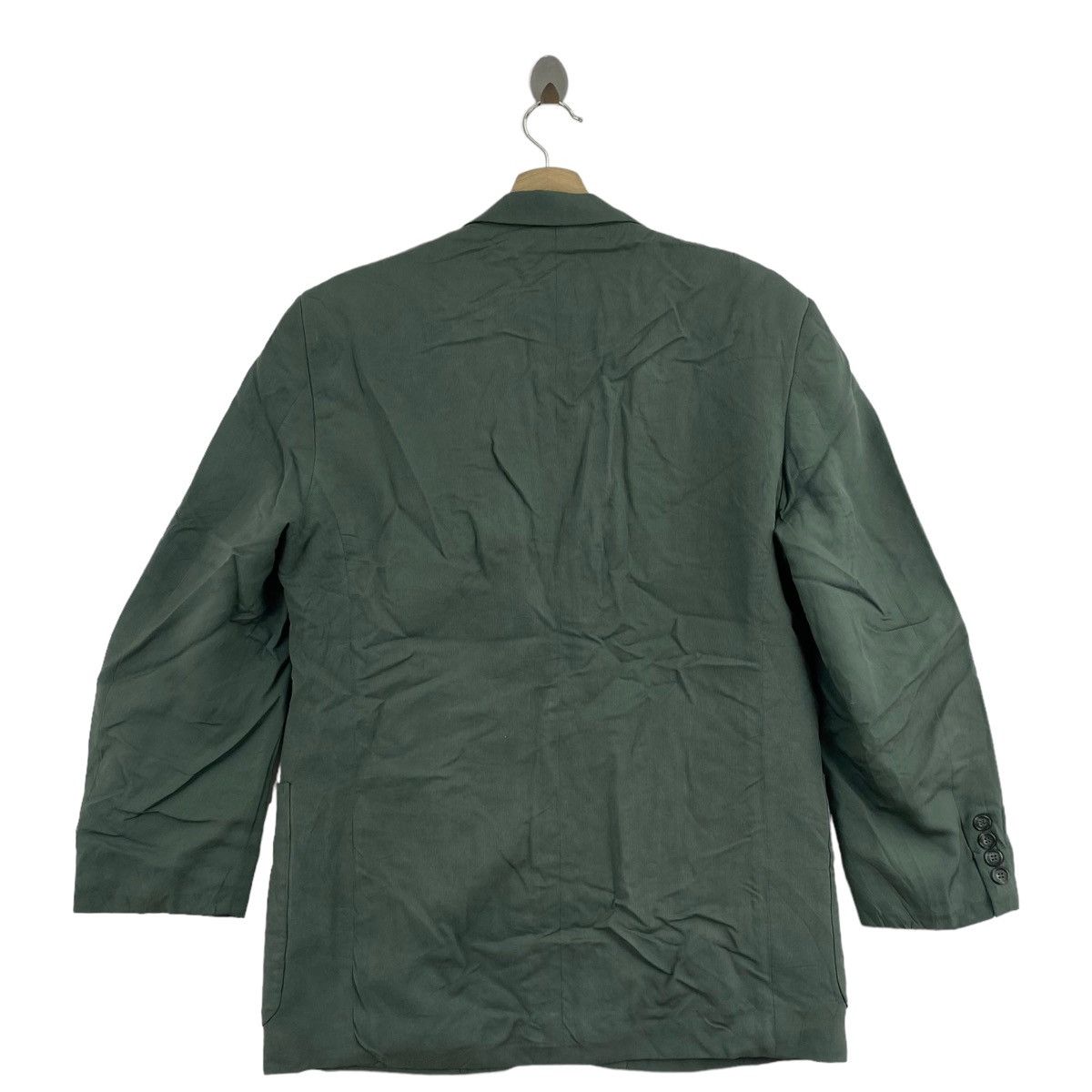 Alexander Julian × Colours COLOURS By ALEXANDER JULIAN Japan Plain Green Blazer Coat Size US M / EU 48-50 / 2 - 2 Thumbnail