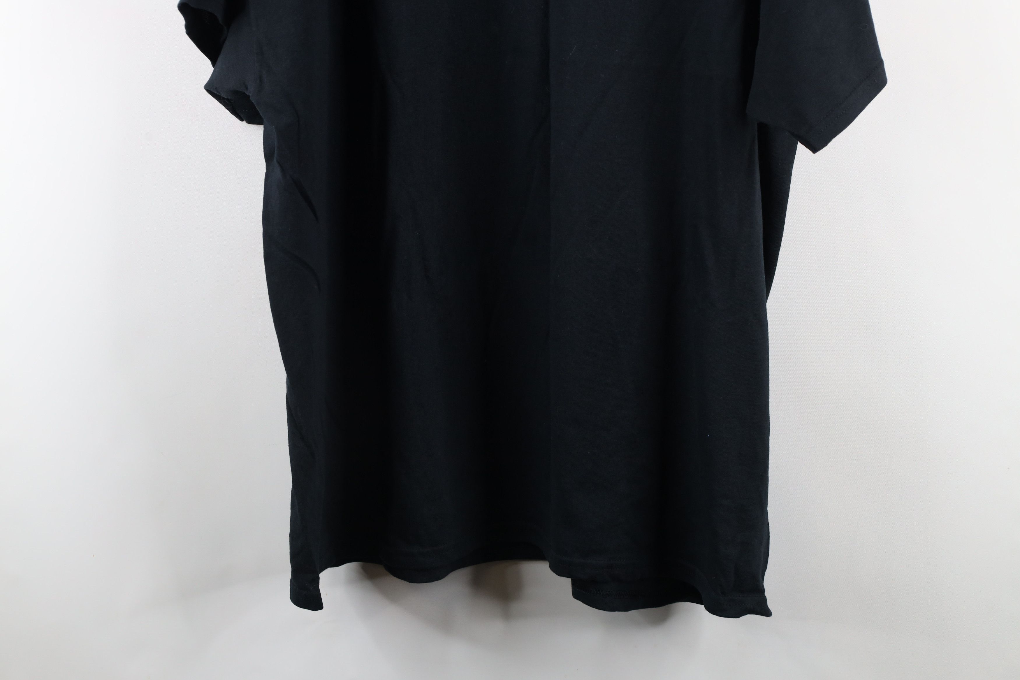 Vintage Deadstock Vintage Y2K Short Sleeve T-Shirt Black Cotton Size US XXL / EU 58 / 5 - 8 Thumbnail