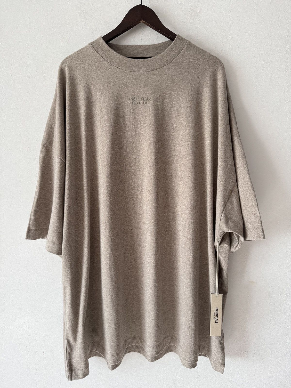 Essentials 🔥🔥 Fear Of God Essentials Melange Effect T-Shirt Size US XXL / EU 58 / 5 - 1 Thumbnail