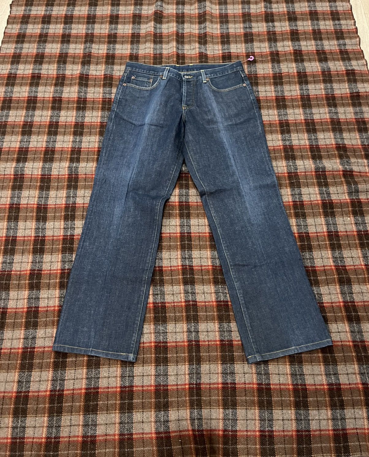 Levi's × Lucky Brand × Vintage Vintage 90’s made in USA lucky brand Starched Jeans Size US 34 / EU 50 - 1 Thumbnail