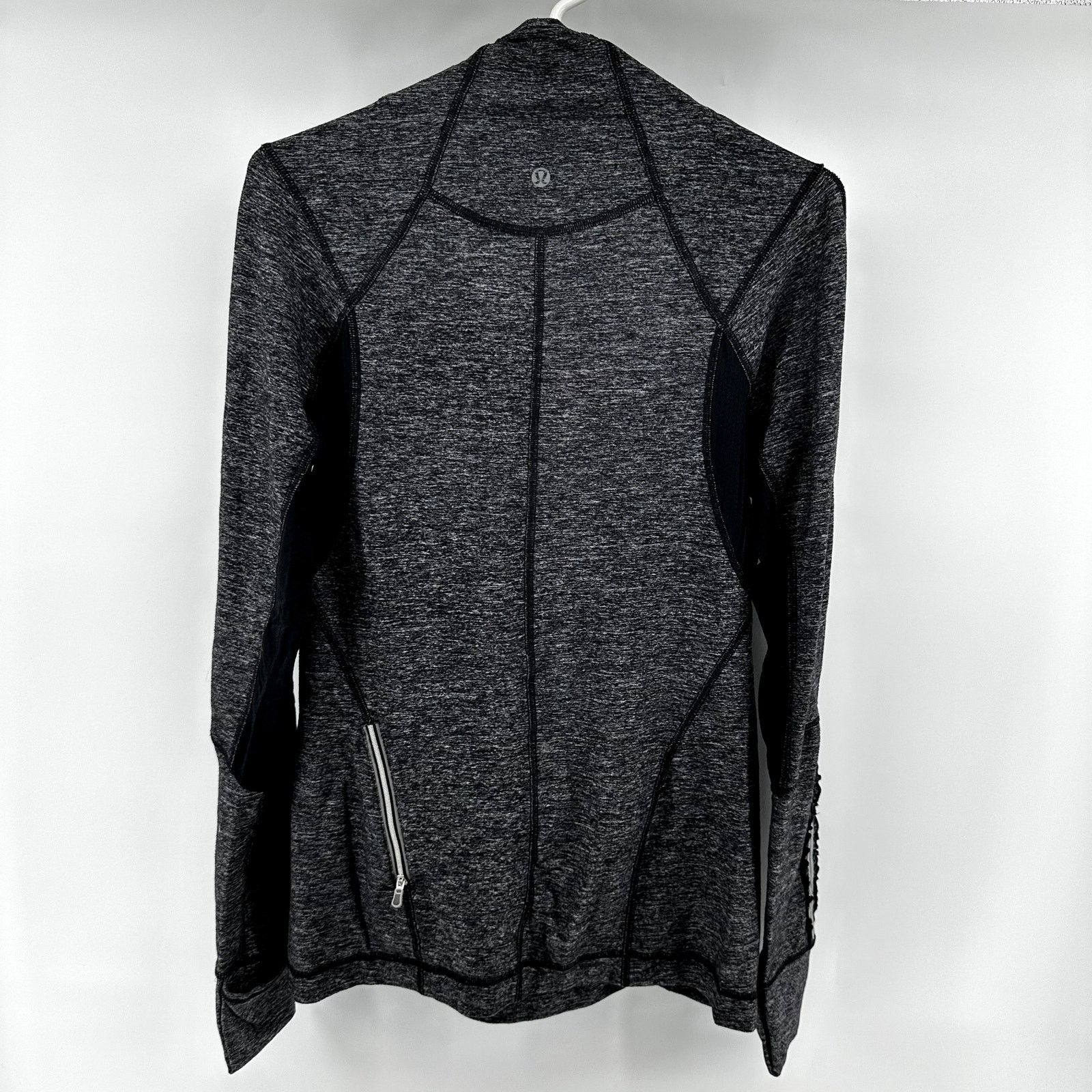 Lululemon Lululemon Run Dash Half Zip Sweatshirt Heathered Gray 10 Size L / US 10 / IT 46 - 6 Thumbnail
