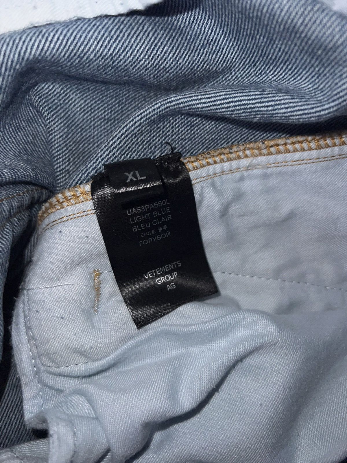 Vetements Vetements Baggy Denim Size US 38 / EU 54 - 19 Thumbnail