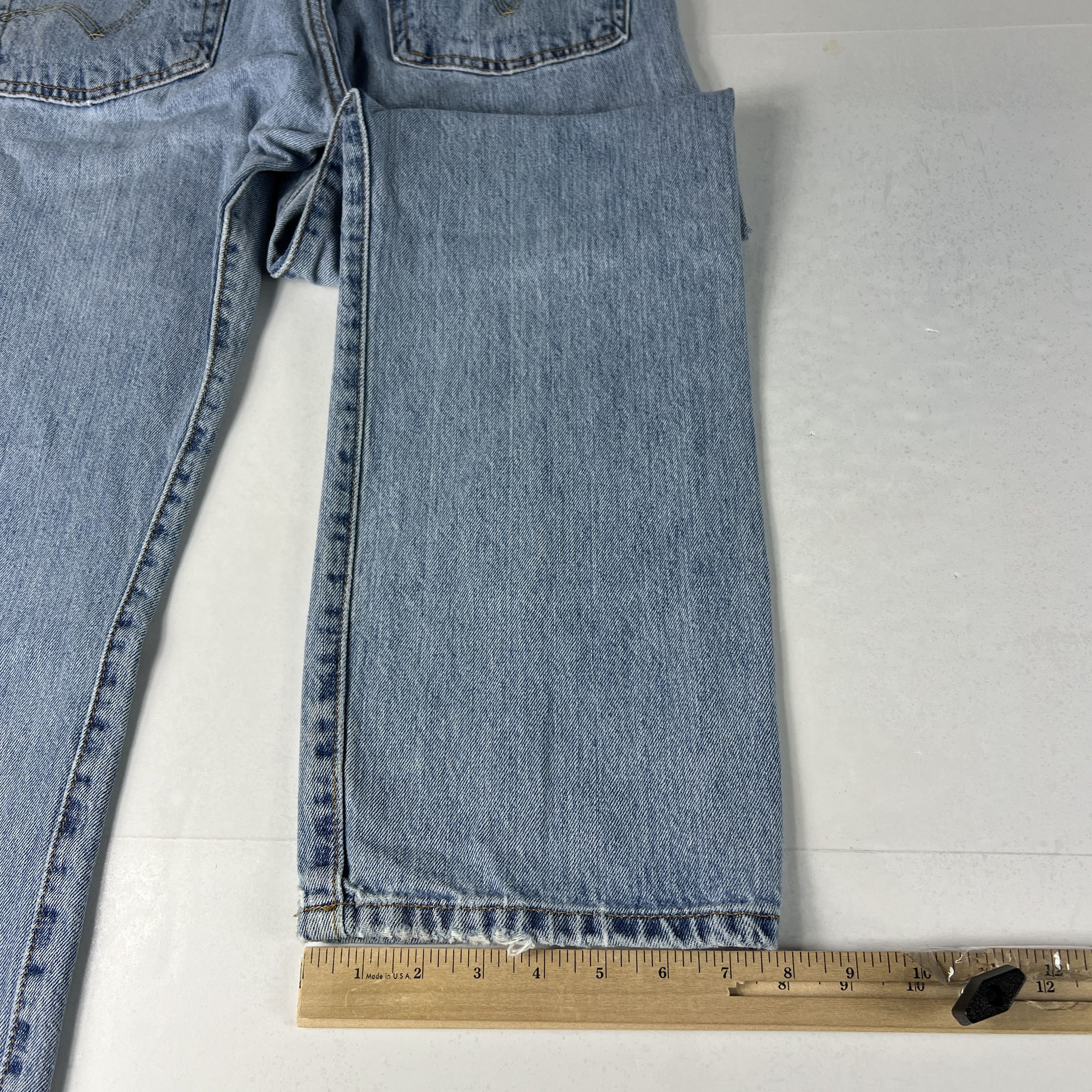 Levi's × Vintage Y2K Levi's Jeans 501 XX Original Straight Blue Faded Denim Size US 34 / EU 50 - 18 Thumbnail