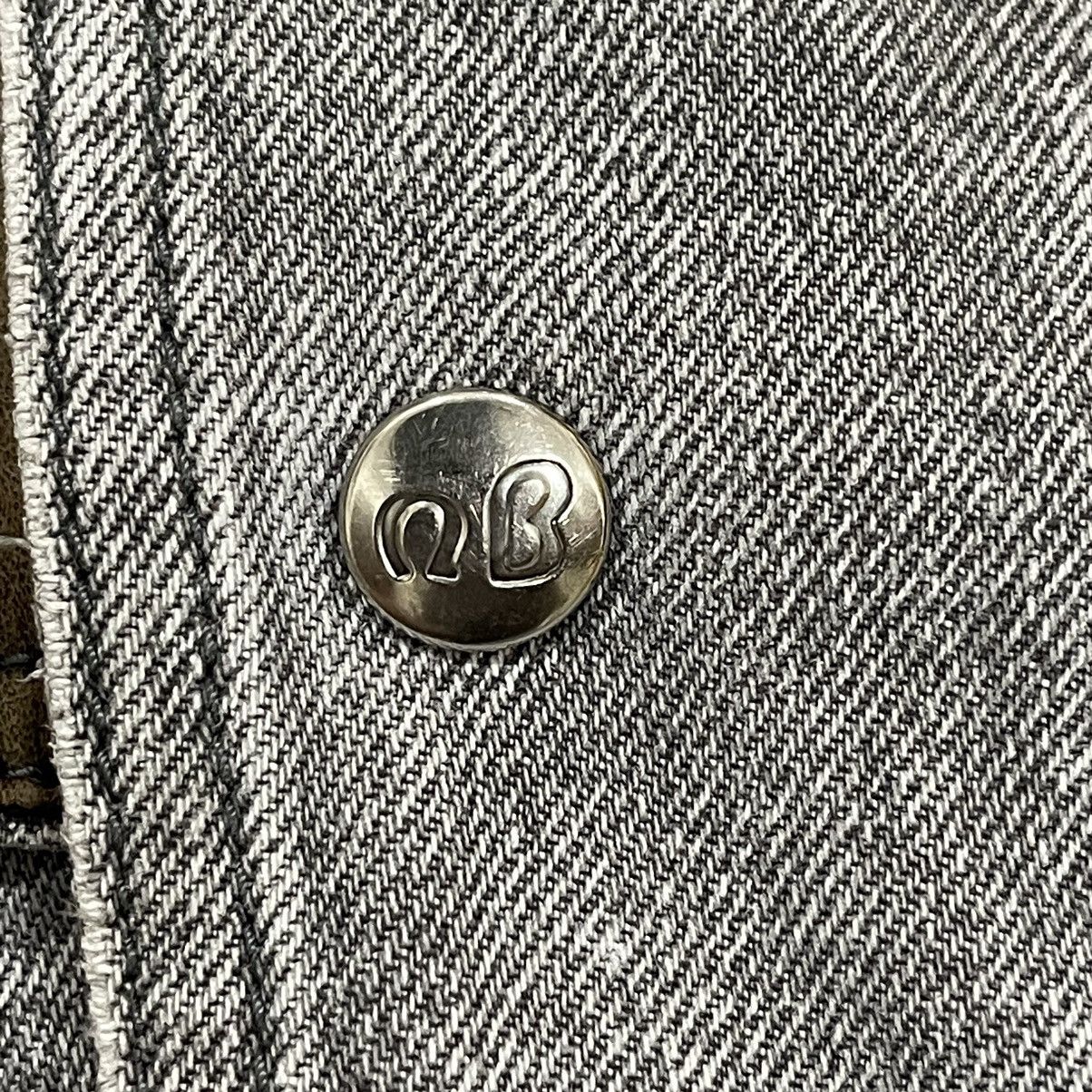 Designer × Giovanni Valentino × Vintage Vintage GIOVANNI Bondage Denim Jacket Size US XL / EU 56 / 4 - 11 Thumbnail