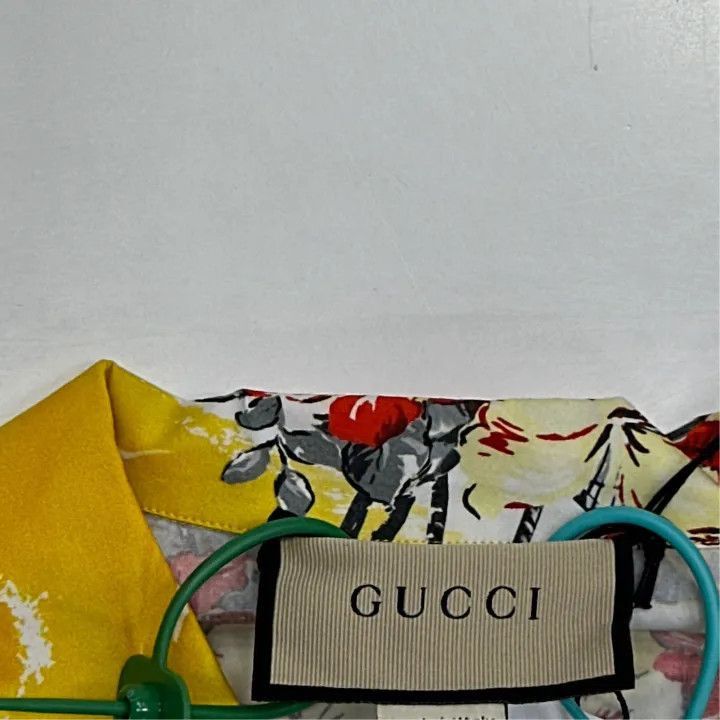 Gucci Gucci Gucci SS22 Floral Print Short Sleeve Shirt -2506 Size US L / EU 52-54 / 3 - 2 Thumbnail
