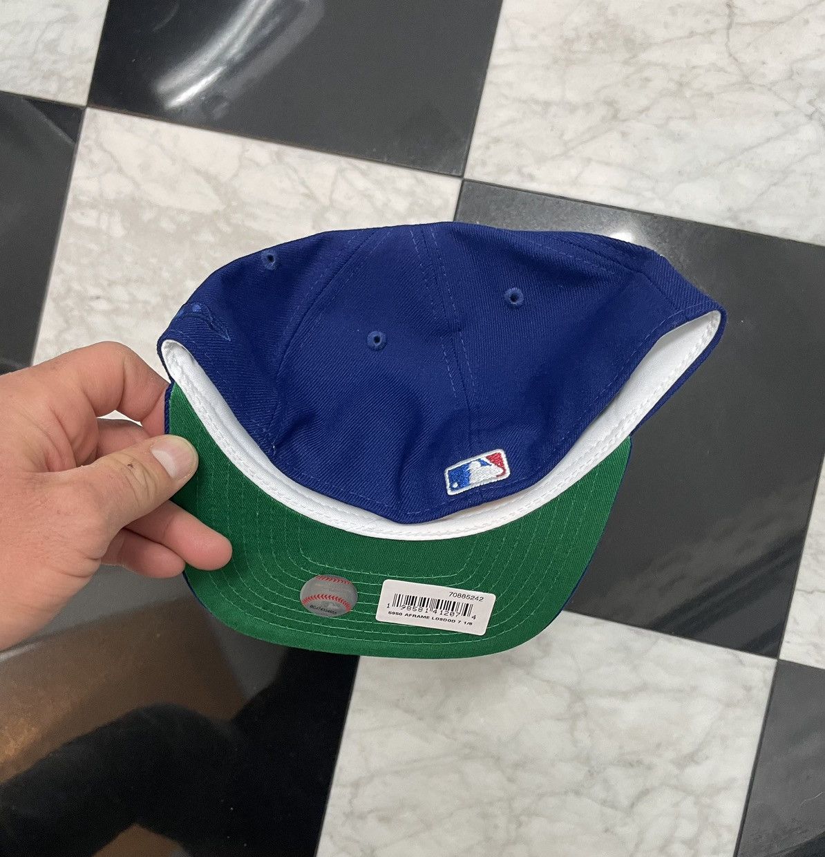 New Era Ohtani Dodgers A-Frame fitted 7 1/8 but fits like a 7 Size ONE SIZE - 4 Thumbnail