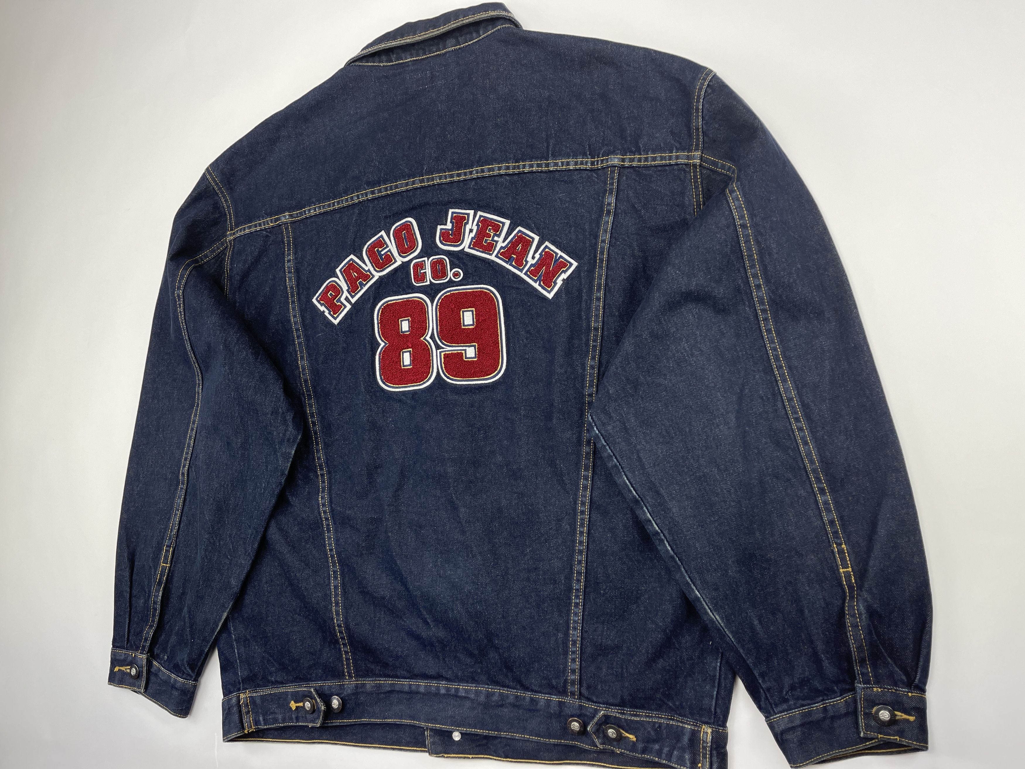Vintage Paco jacket, Paco Sport, vintage denim jacket, 90s hip hop L Size US L / EU 52-54 / 3 - 4 Thumbnail