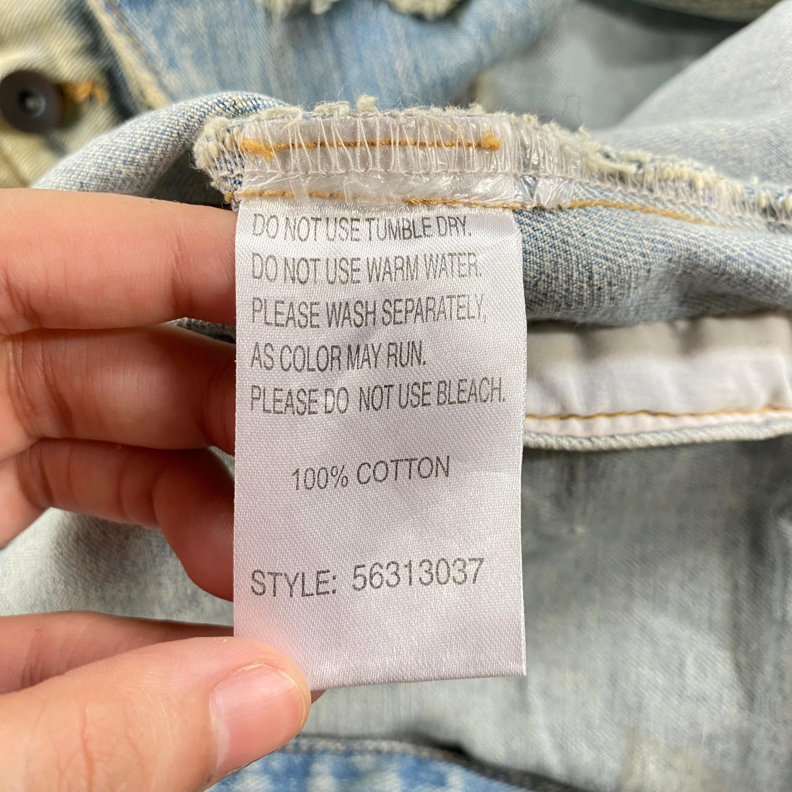 Issey Miyake Vintage 90s Us Marine Denim Jacket Size S / US 4 / IT 40 - 11 Thumbnail