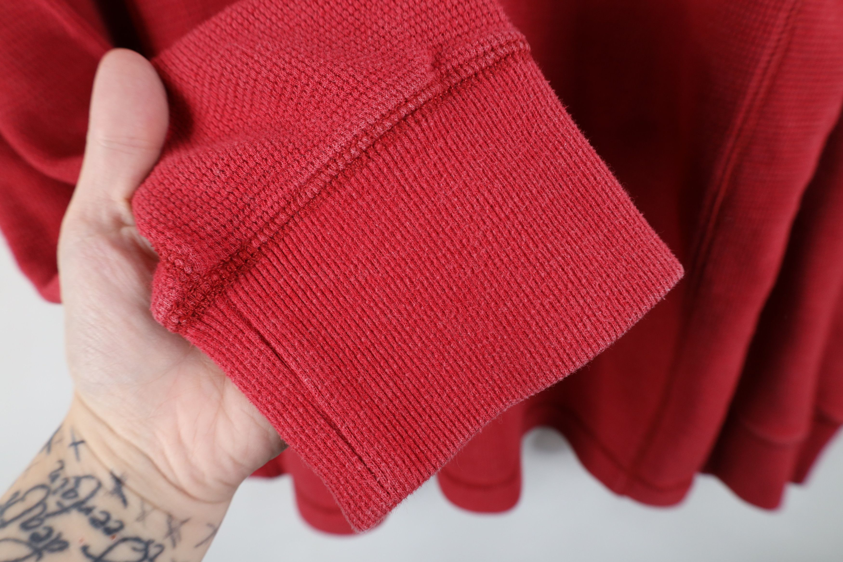 Eddie Bauer Vintage Y2K Eddie Bauer Waffle Knit Long Sleeve T-Shirt Size US L / EU 52-54 / 3 - 5 Thumbnail