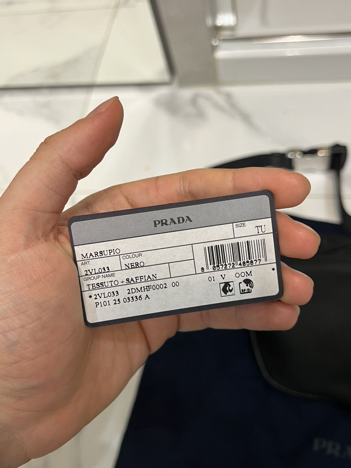Prada 1690$ Prada Re-Nylon and Saffiano leather belt bag Size ONE SIZE - 4 Thumbnail