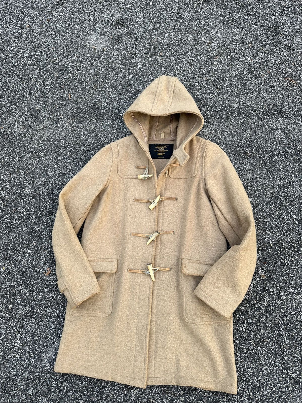 image of Fidelity Duffle Jacket Made In Usa in Khaki, Men's (Size Small)