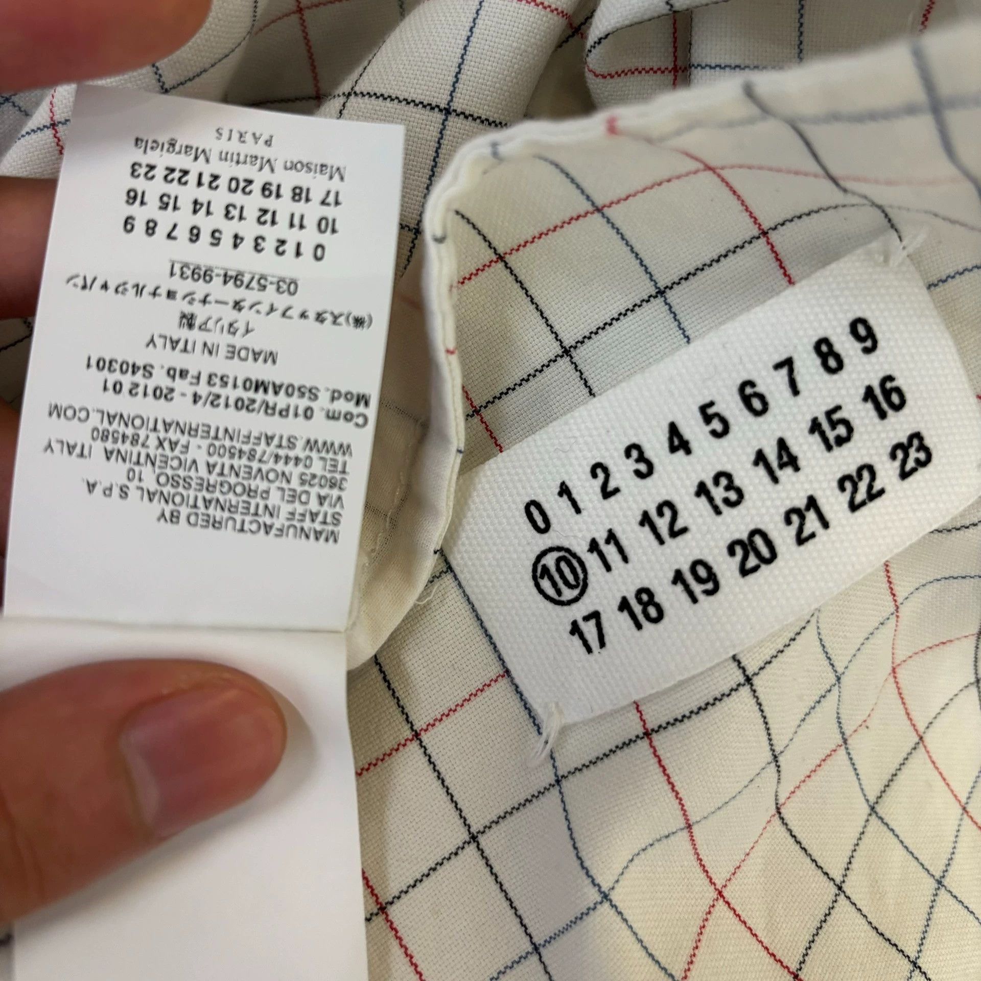 Maison Margiela Checkered Lightweight Zip-Up Jacket Size US S / EU 44-46 / 1 - 7 Thumbnail