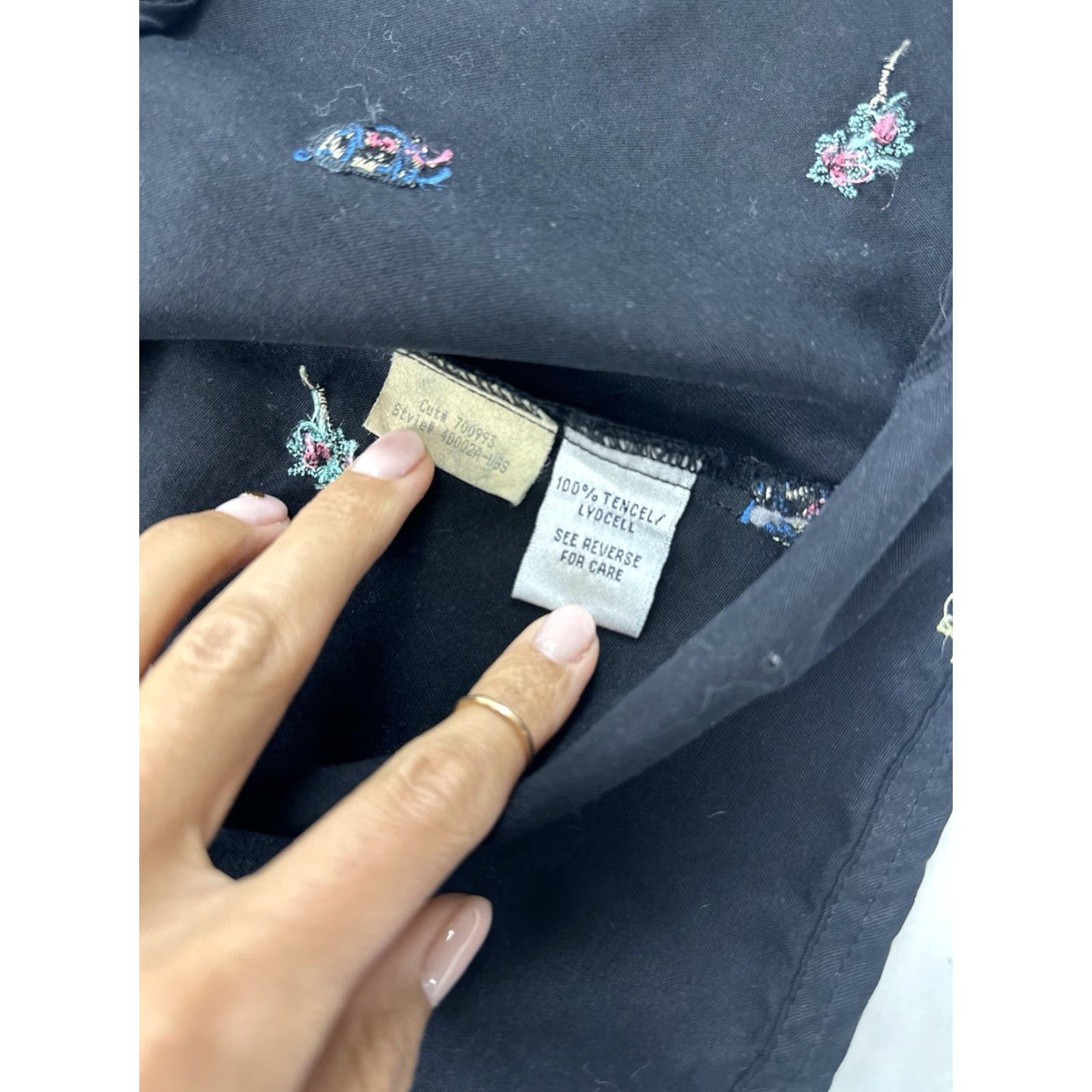 Vintage VINTAGE AKS Dress Women’s PXS Black Embroidered Maxi A-Line Sleeveless Crew Neck Summer Spring Women’s Mens? Size XS / US 0-2 / IT 36-38 - 4 Thumbnail