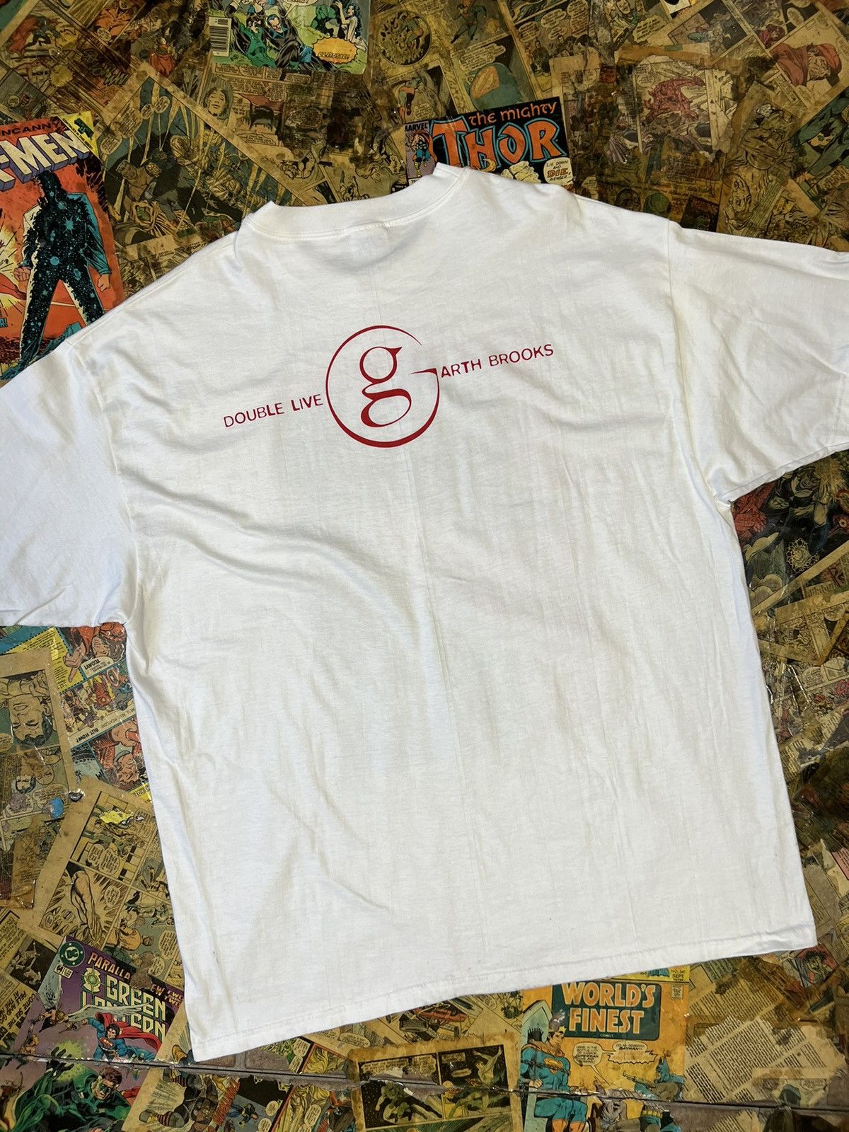 Vintage 1998 Garth Brooks double live tour tee Size US XXL / EU 58 / 5 - 4 Thumbnail