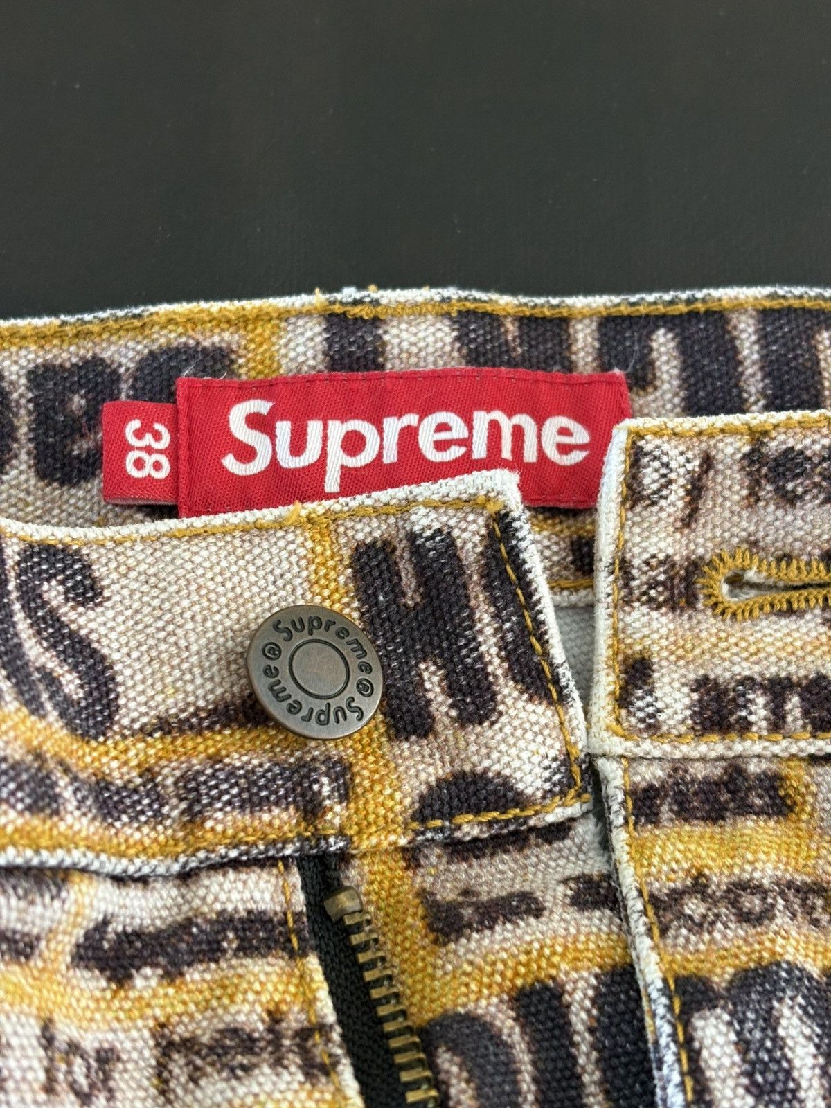 Supreme Supreme/Dash Snow Double Knee Painter Pants Denim Size US 38 / EU 54 - 7 Thumbnail