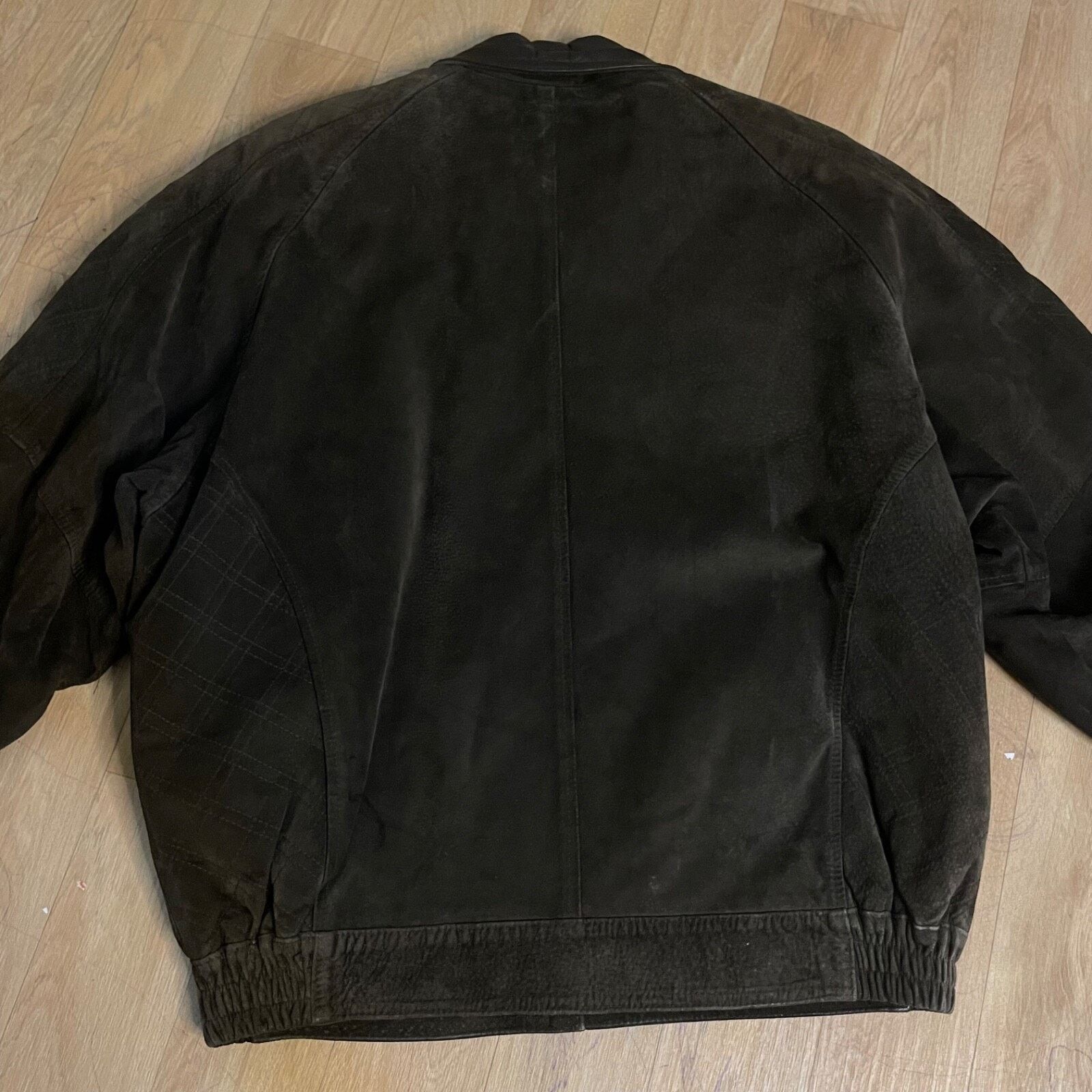 Burberry Vintage BURBERRY's Bomber Jacket SUEDE LEATHER green olive Size US L / EU 52-54 / 3 - 10 Thumbnail