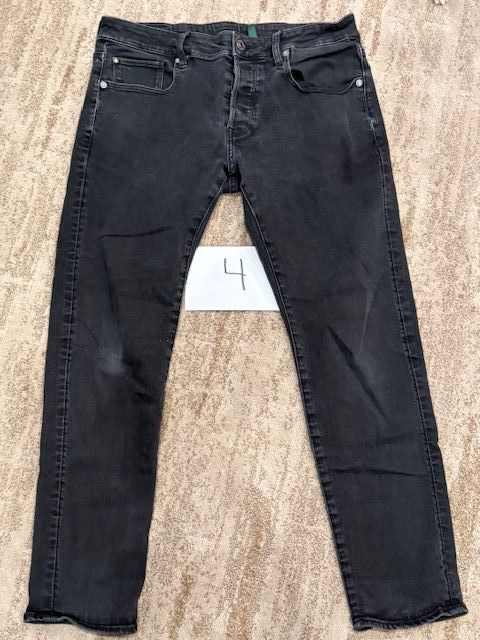 G-Star G RAW 3301SLIM BLACK JEANS Size US 34 / EU 50 - 1 Thumbnail