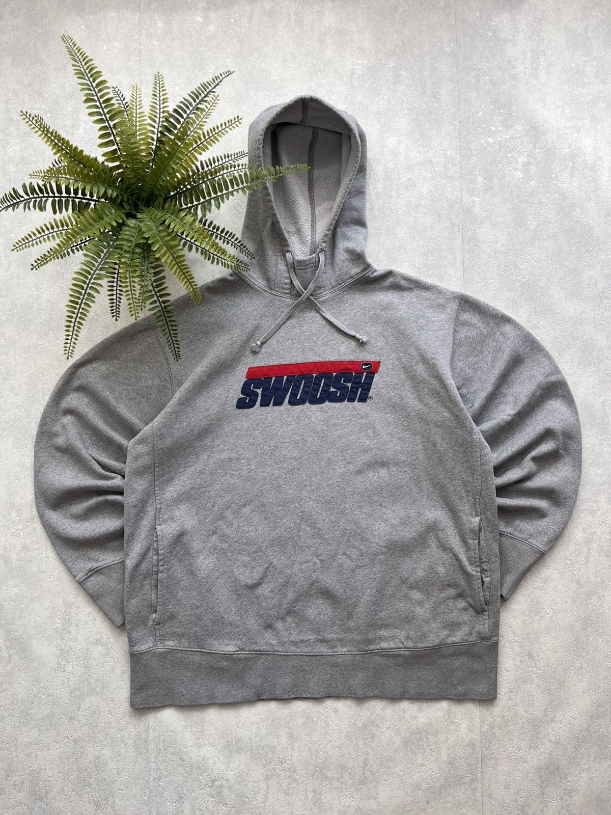 Nike 90’s NIKE SWOOSH RETRO SPELLOT LOGO Y2K RARE VINTAGE HOODIE Size US L / EU 52-54 / 3 - 1 Thumbnail