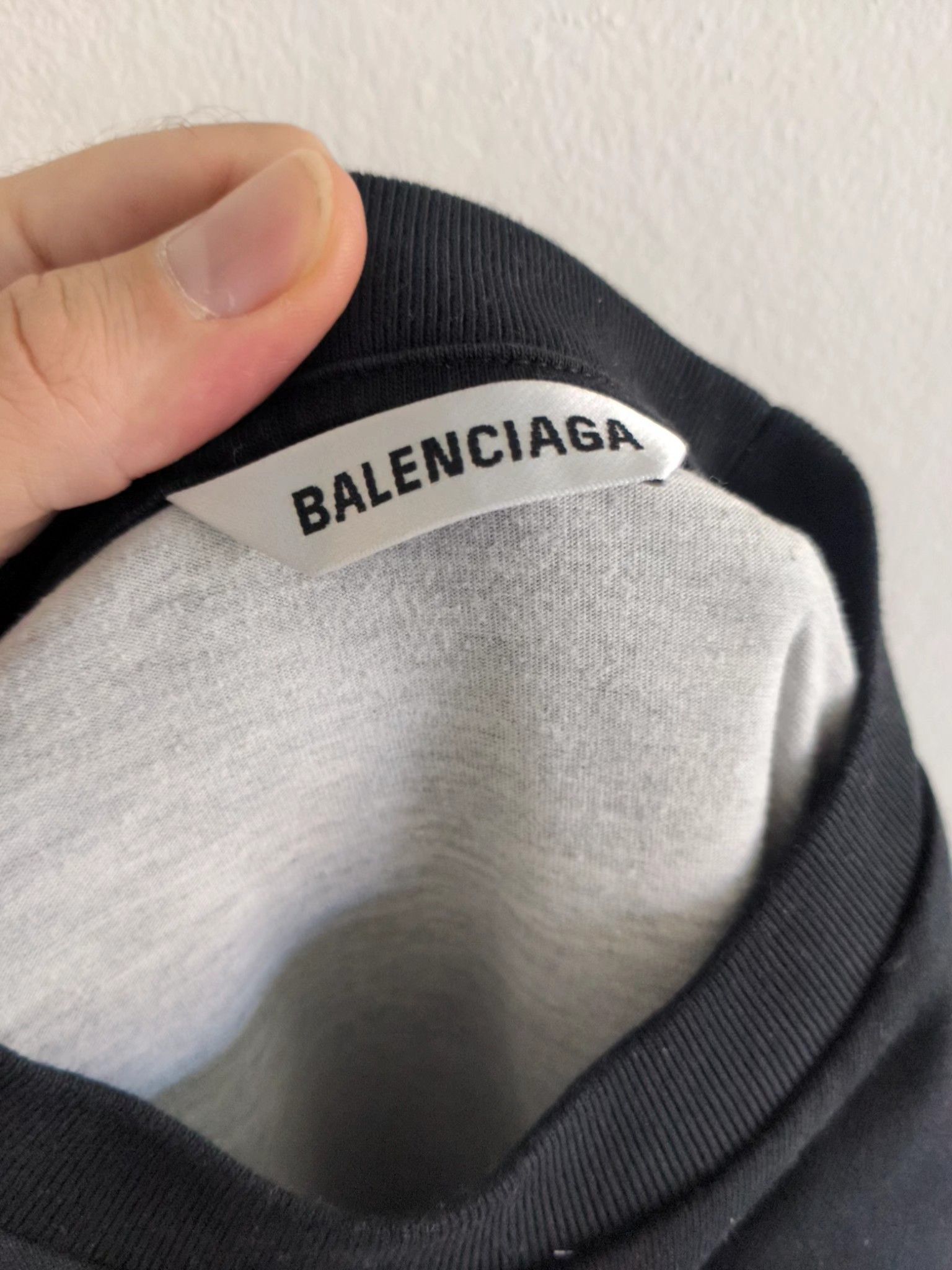 Balenciaga SS20 "One like, two likes" Double Layered Slogan T - Shirt Size US L / EU 52-54 / 3 - 4 Thumbnail