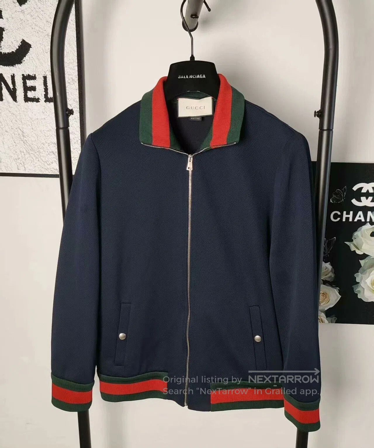 Gucci Gucci Striped Zip Jacket in Great Condition. Size US M / EU 48-50 / 2 - 1 Thumbnail