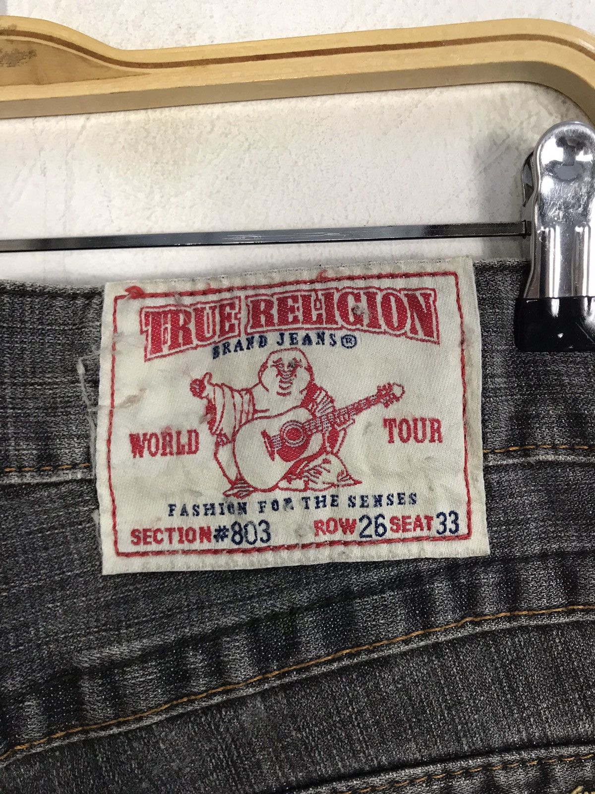 True Religion True Religion Section 803 Flap Pocket Zipper Tear Denim Size 30" / US 8 / IT 44 - 11 Thumbnail