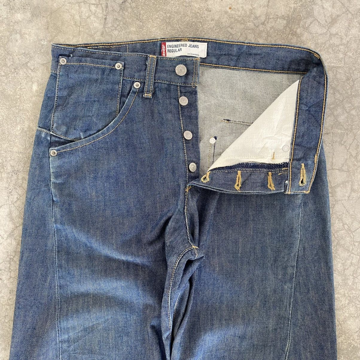 Levi's Vintage Levis Engineered Takuya Kimura Regular Denim Jeans Size US 30 / EU 46 - 5 Thumbnail