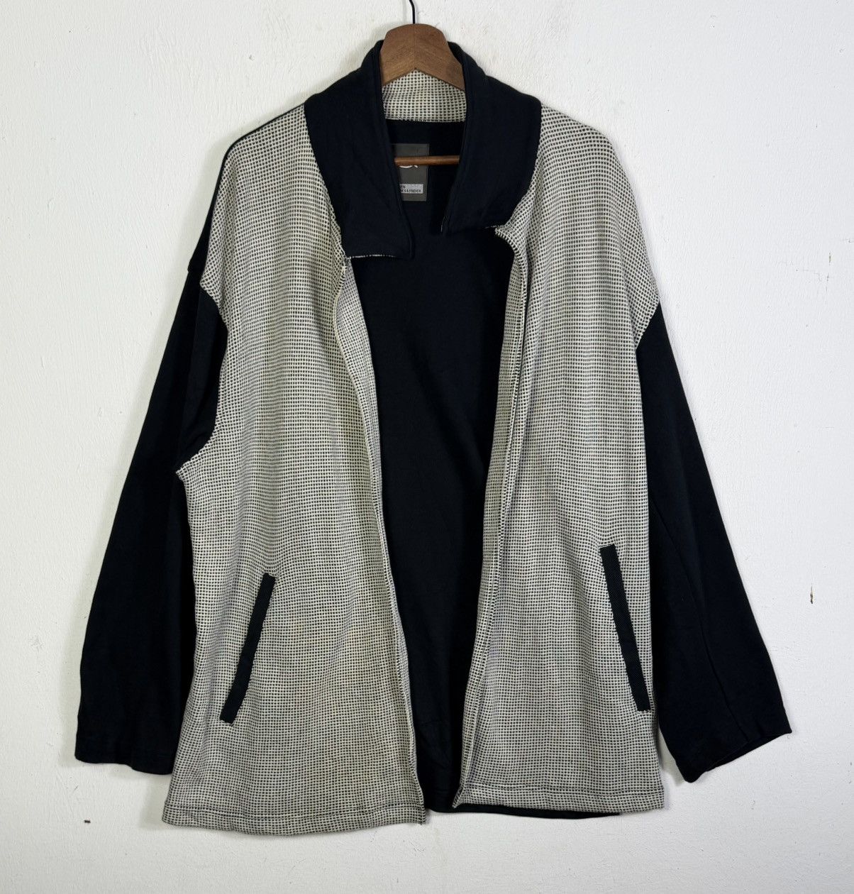 Yohji Yamamoto LQ Yohjiyamamoto Two Tone Jacket - Open Front Size US XXL / EU 58 / 5 - 1 Thumbnail