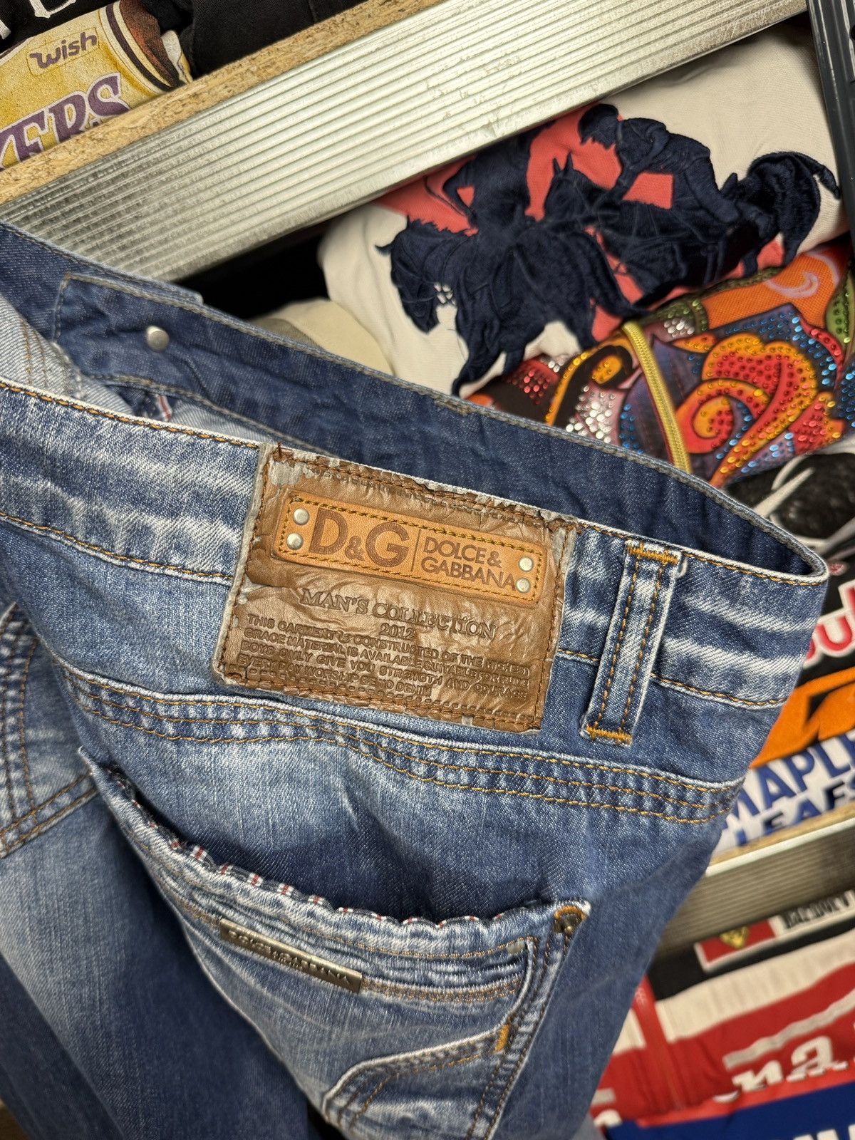 Dolce & Gabbana Vintage Dolce & Gabbana Avant Garde Jeans Size US 42 / EU 58 - 8 Thumbnail