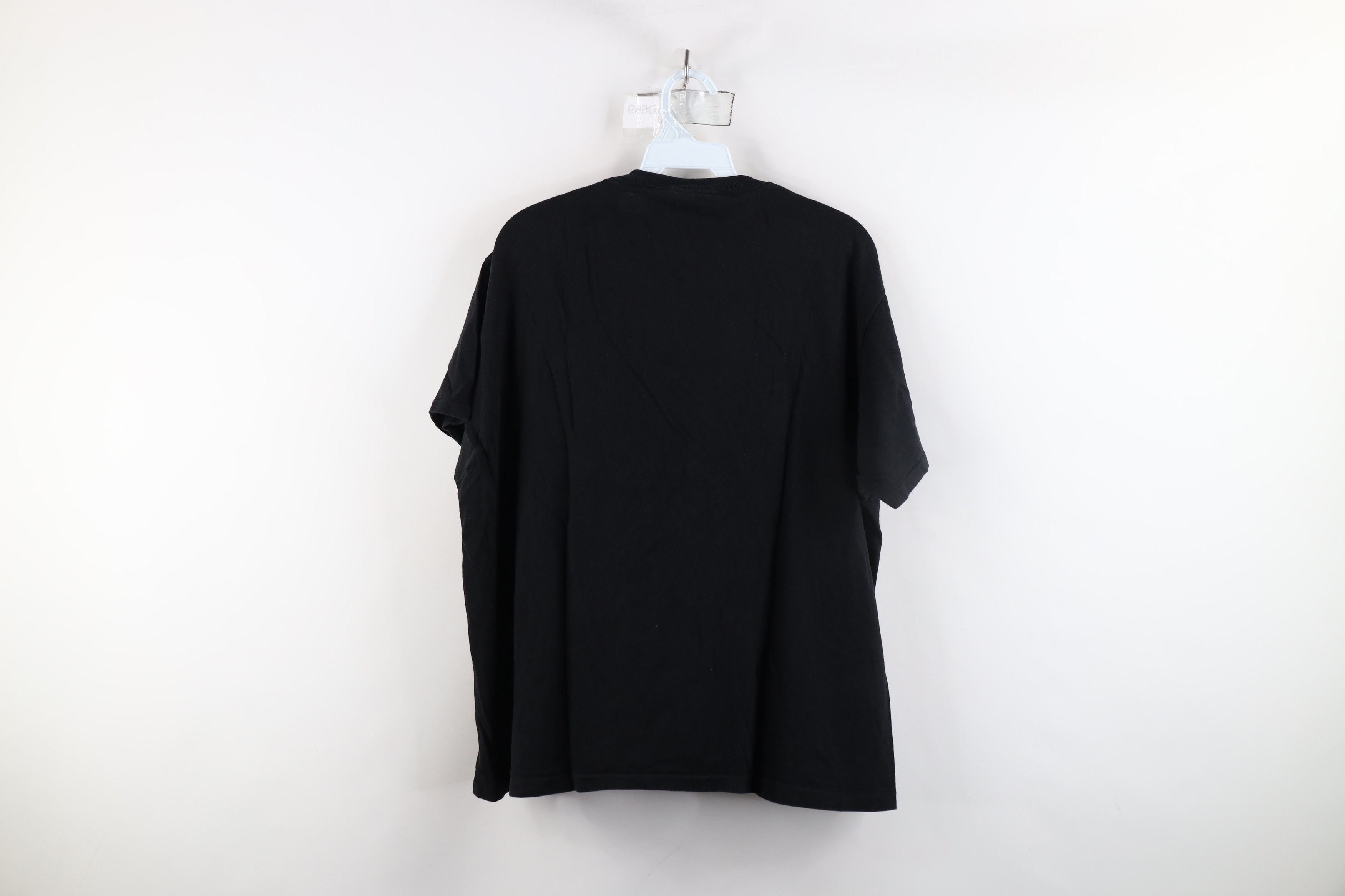 Vintage Vintage 90s Streetwear Fit Short Sleeve T-Shirt Black Cotton Size US XL / EU 56 / 4 - 8 Thumbnail