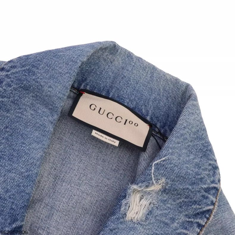 Gucci Gucci Size38 100 Special Series Blue Denim Vest Size US XXS / EU 40 - 4 Thumbnail