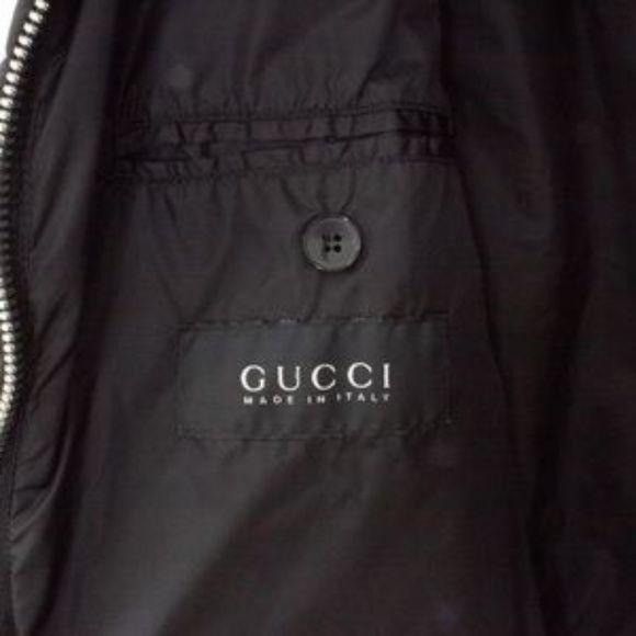 Gucci Vintage Gucci Black Bomber Jacket Size US L / EU 52-54 / 3 - 8 Thumbnail