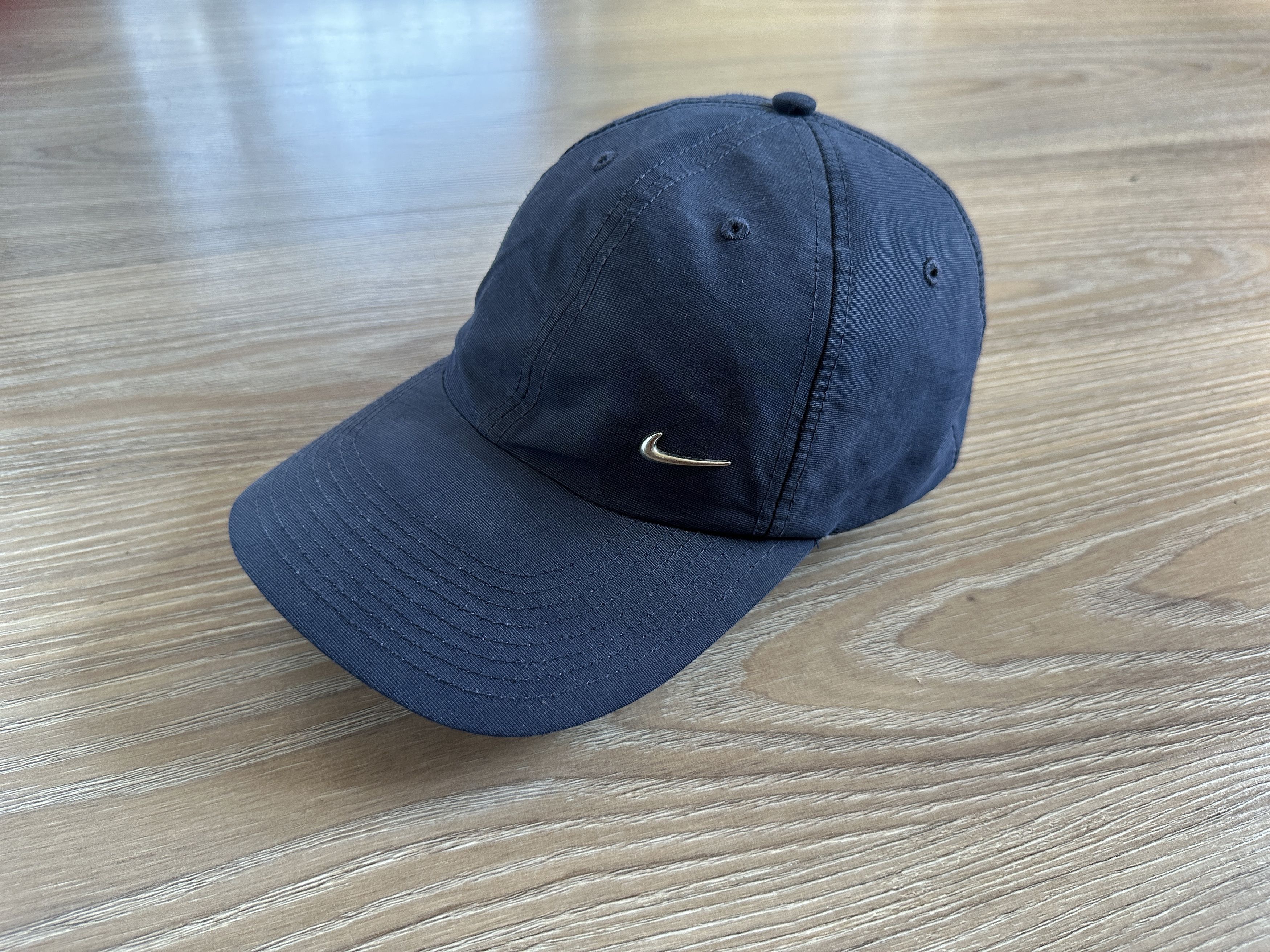 Nike × Vintage Nike Vintage Cap Metal Swoosh Size ONE SIZE - 9 Thumbnail