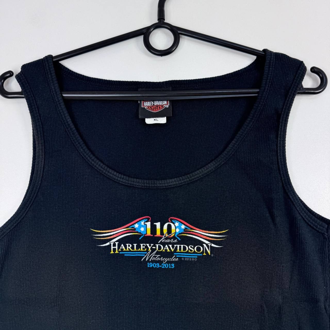 Harley Davidson Harley Davidson 110 Years Tank Top Womens Black Size XL Size US XL / EU 56 / 4 - 2 Thumbnail