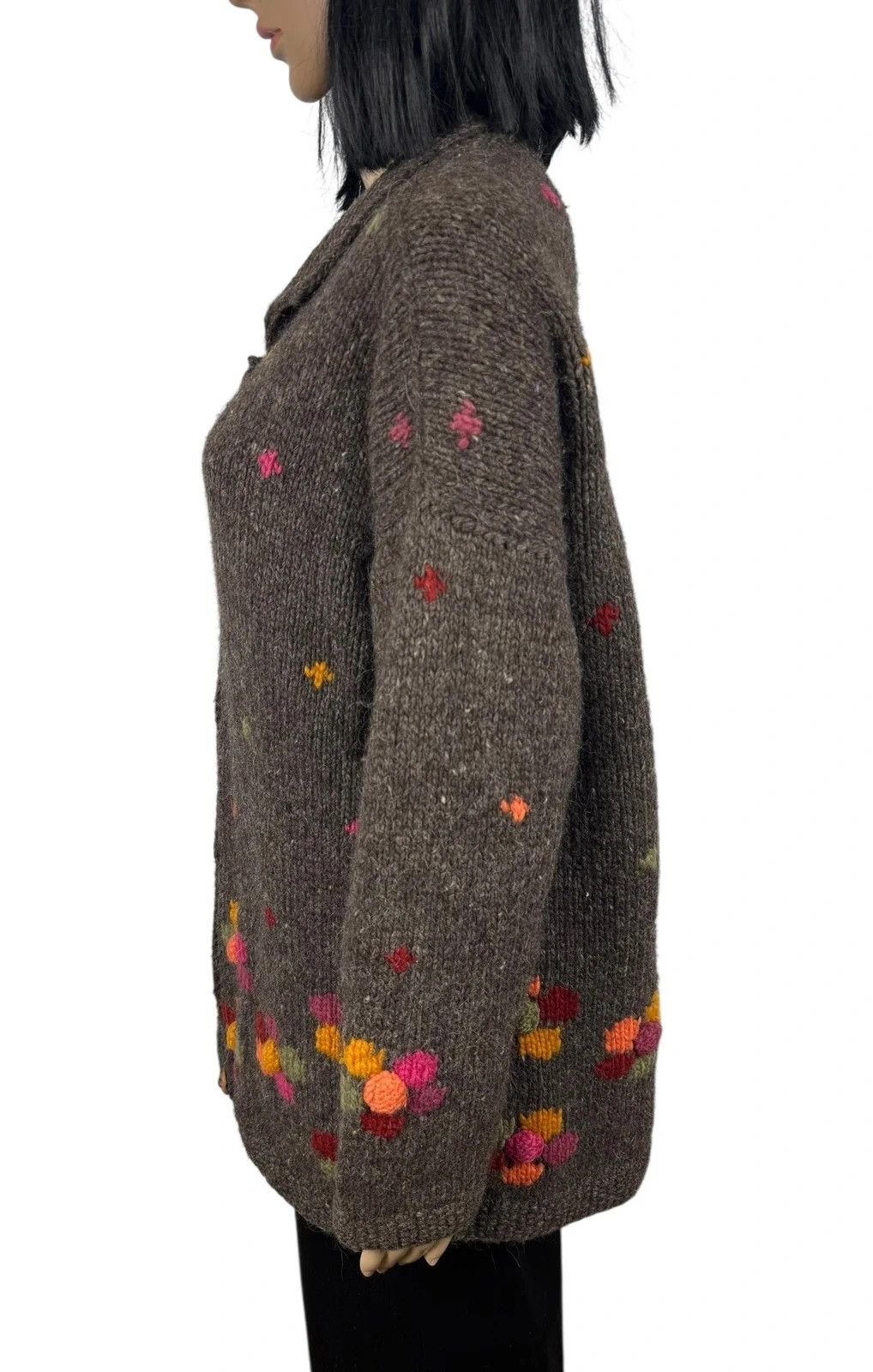 Other Pachamama Handknit Wool Cardigan Embroidered size L Size L / US 10 / IT 46 - 7 Thumbnail