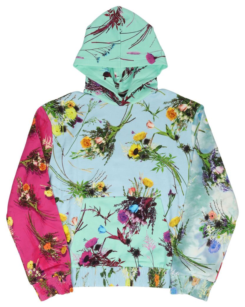 Louis Vuitton LOUIS VUITTON 2020 Floral Print Hoodie Size XL Grailed