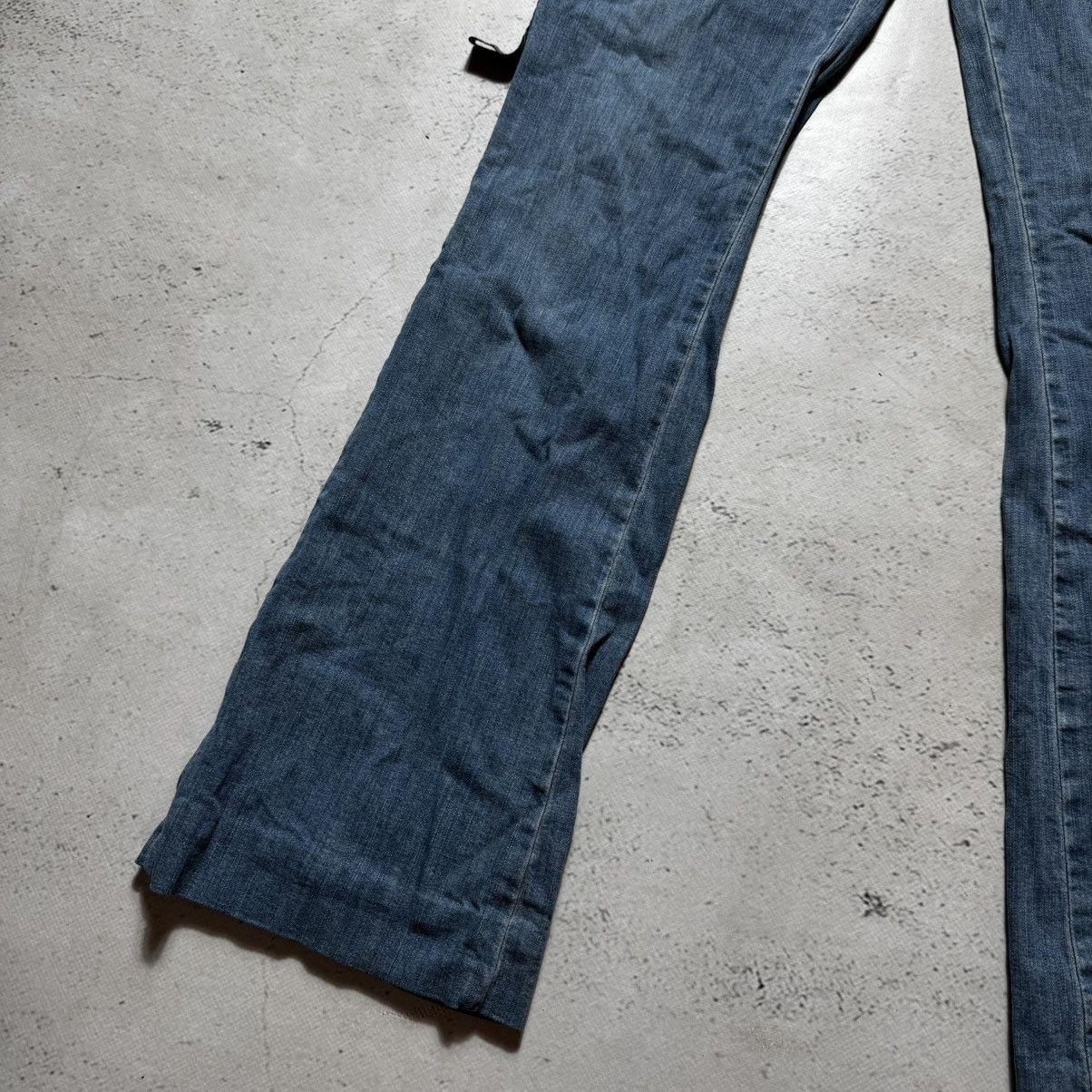 Dolce & Gabbana avant garde bootcut flared jeans very rare with big logo Size 26" / US 2 / IT 38 - 3 Thumbnail
