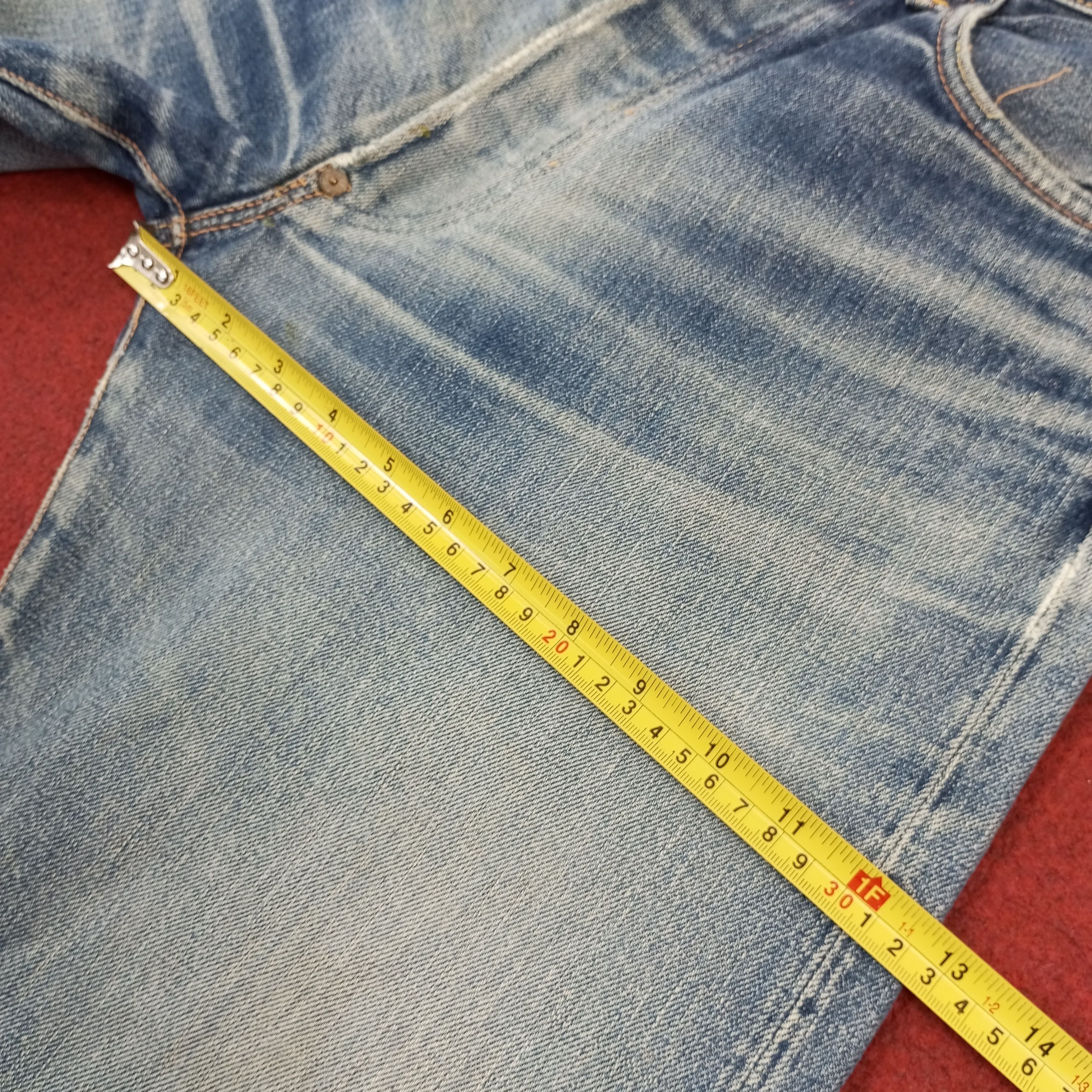 Evisu × Japanese Brand × Vintage Evisu Japanese Fashion Style Custom Daicock Distressed Jeans Size US 27 - 9 Thumbnail