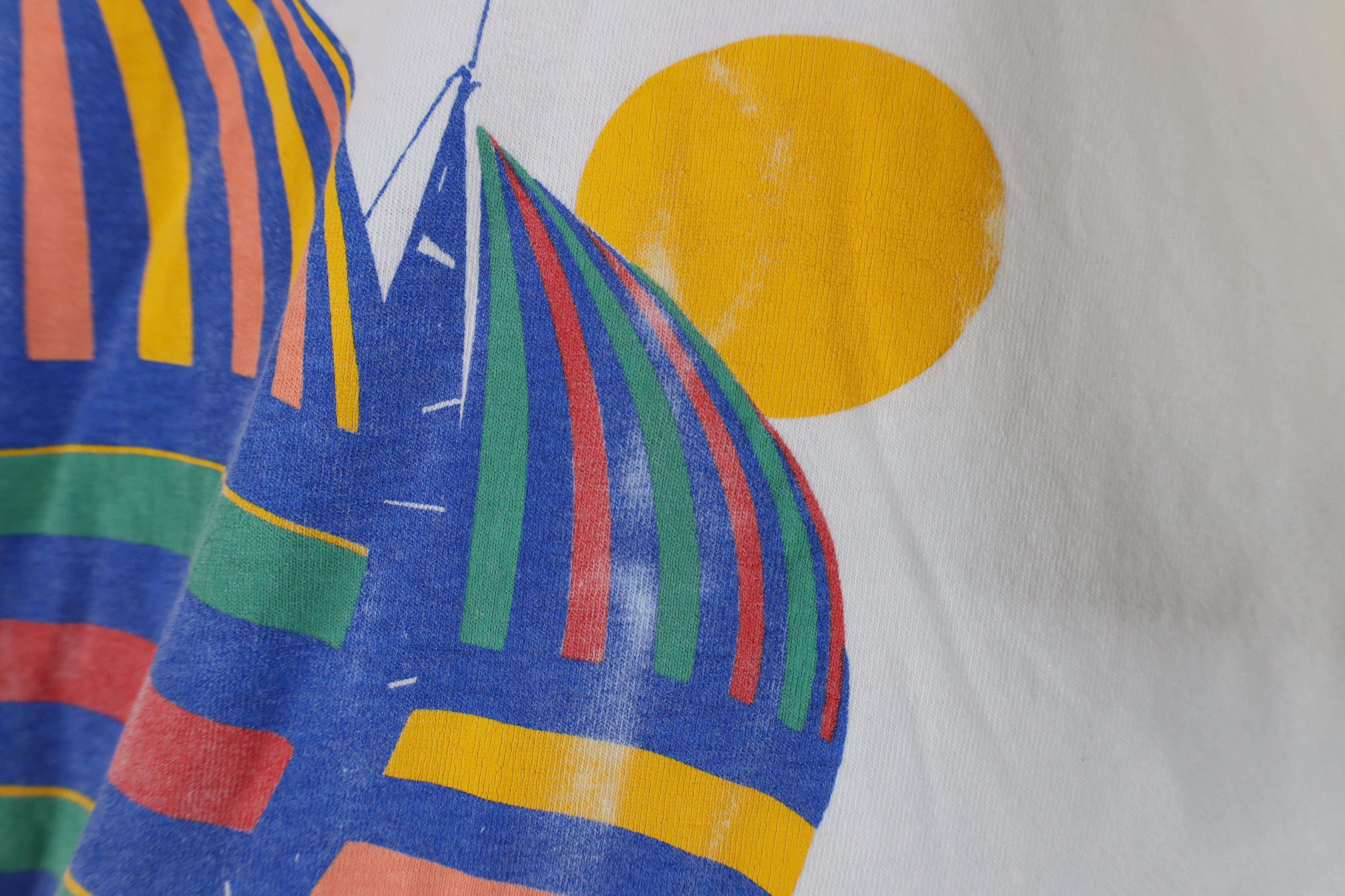Vintage Vintage 80s Streetwear End Yacht Club Sailing T-Shirt US Size XL / US 12-14 / IT 48-50 - 7 Thumbnail