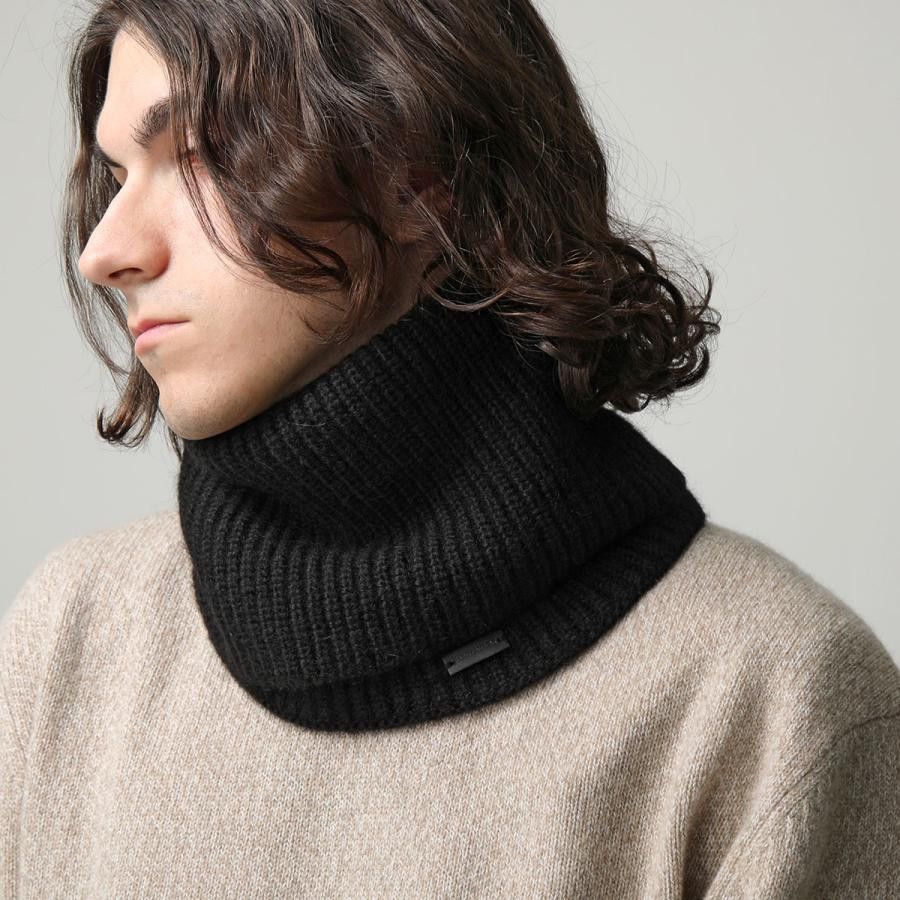 Saint Laurent Paris oc11z1225 Size: OS / knit folded Collar in Alpaca and Wool Size ONE SIZE - 2 Thumbnail