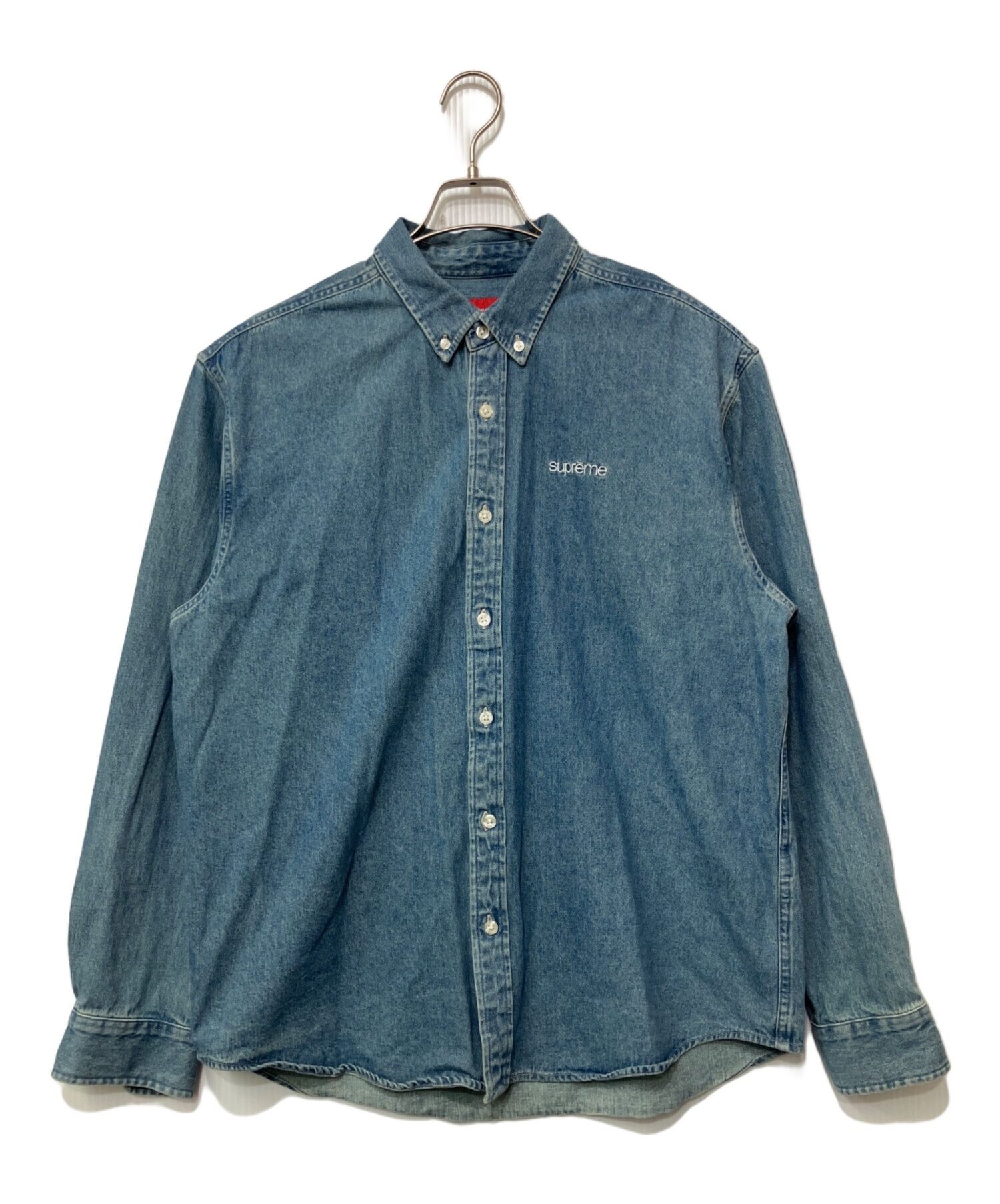Supreme SUPREME Long-sleeved Shirt Indigo Size M Size US M / EU 48-50 / 2 - 1 Thumbnail