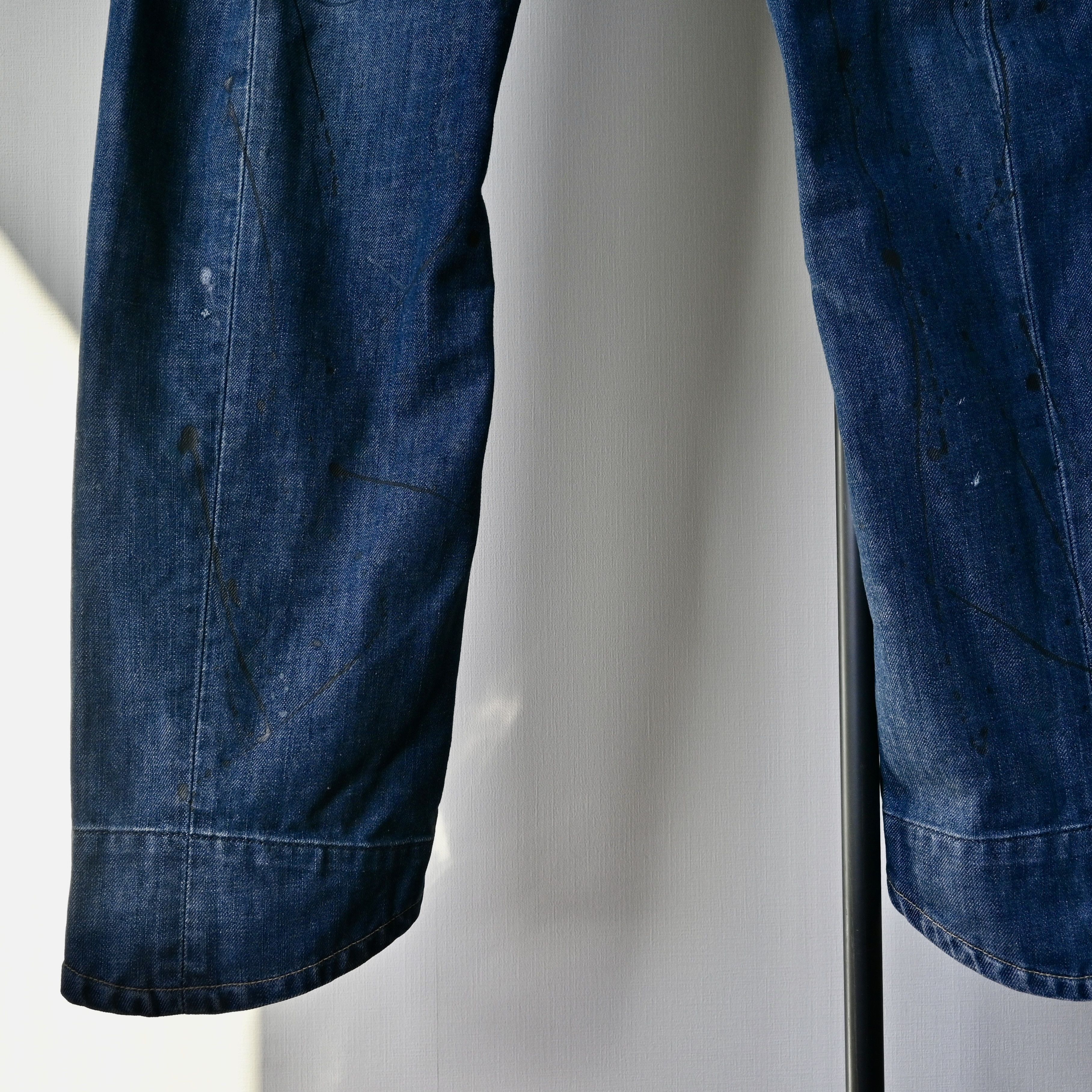 Levi's RARE, 2000s Levi's Europe 3D cut painted jeans, 30 x 32 Size US 30 / EU 46 - 12 Thumbnail