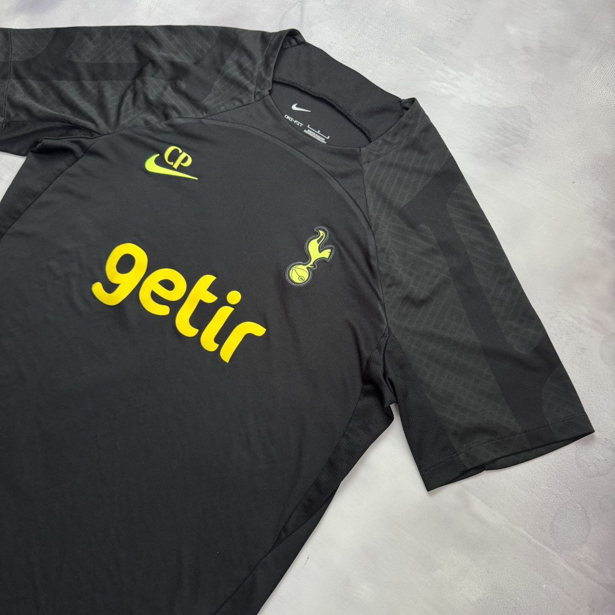 Nike Nike Tottenham Hotspur 22/23 Training Shirt Black Getir L Size US L / EU 52-54 / 3 - 4 Thumbnail
