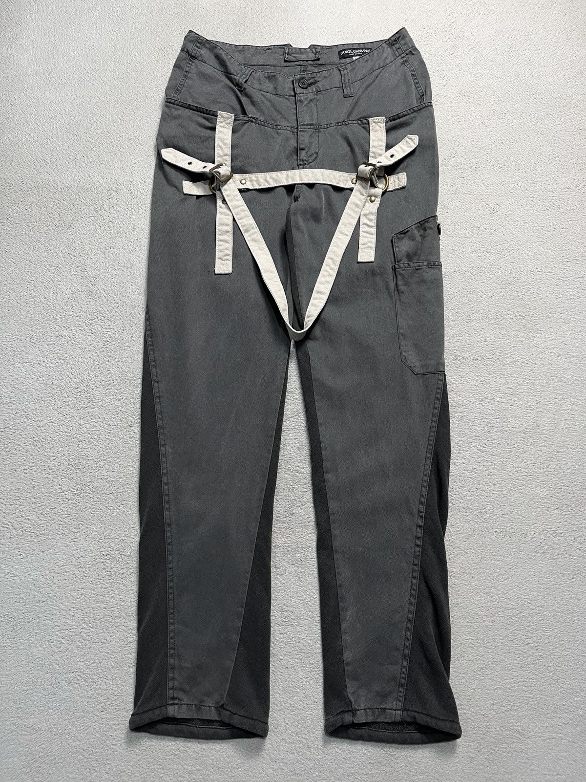 Dolce & Gabbana Dolce & Gabbana Bondage Pants Punk Style Size US 29 - 1 Thumbnail