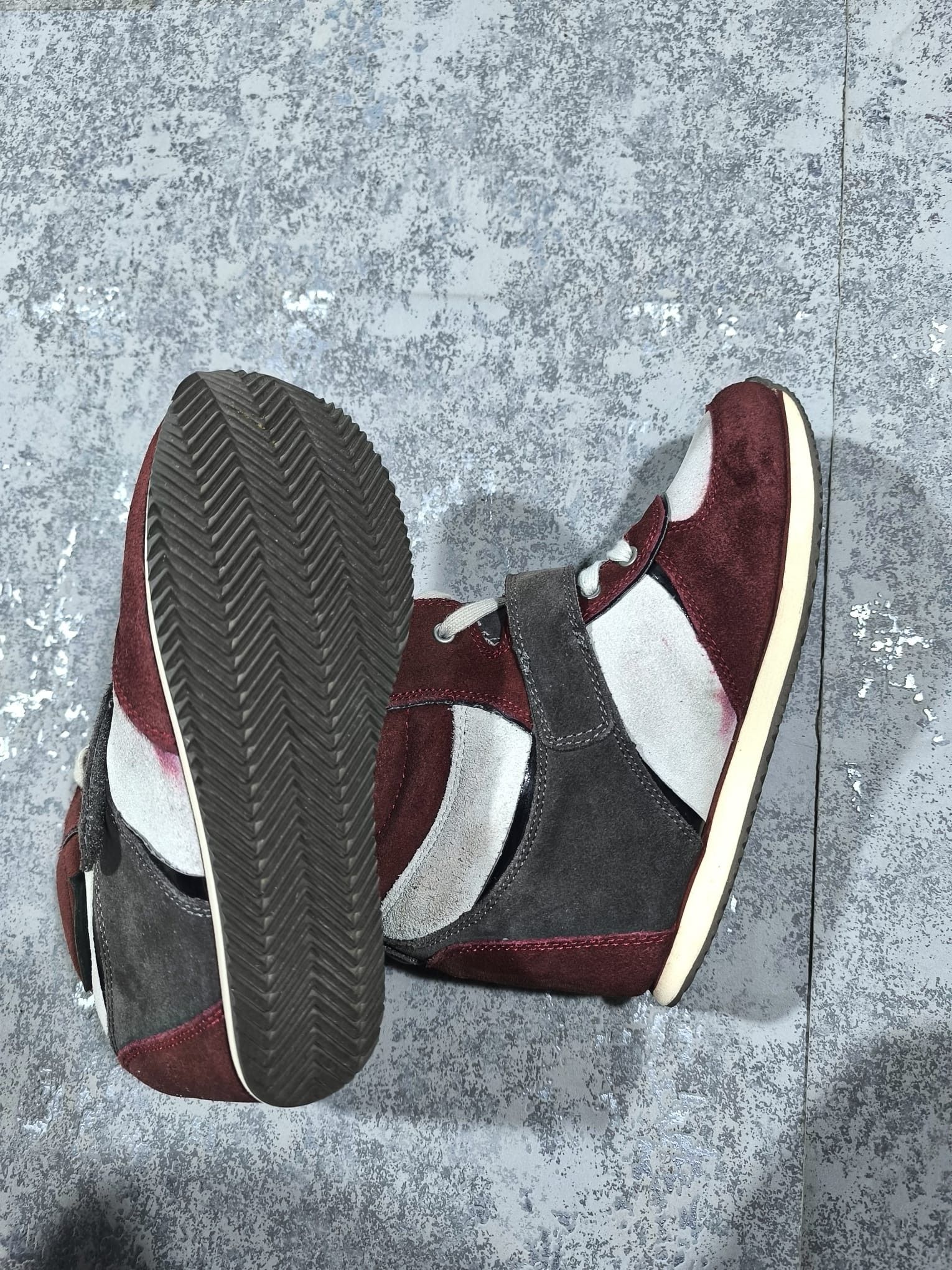 Calvin Klein CKJ WEDGE SNEAKERS ISABEL MARRANT LEATHER Size US 8 / IT 38 - 8 Thumbnail