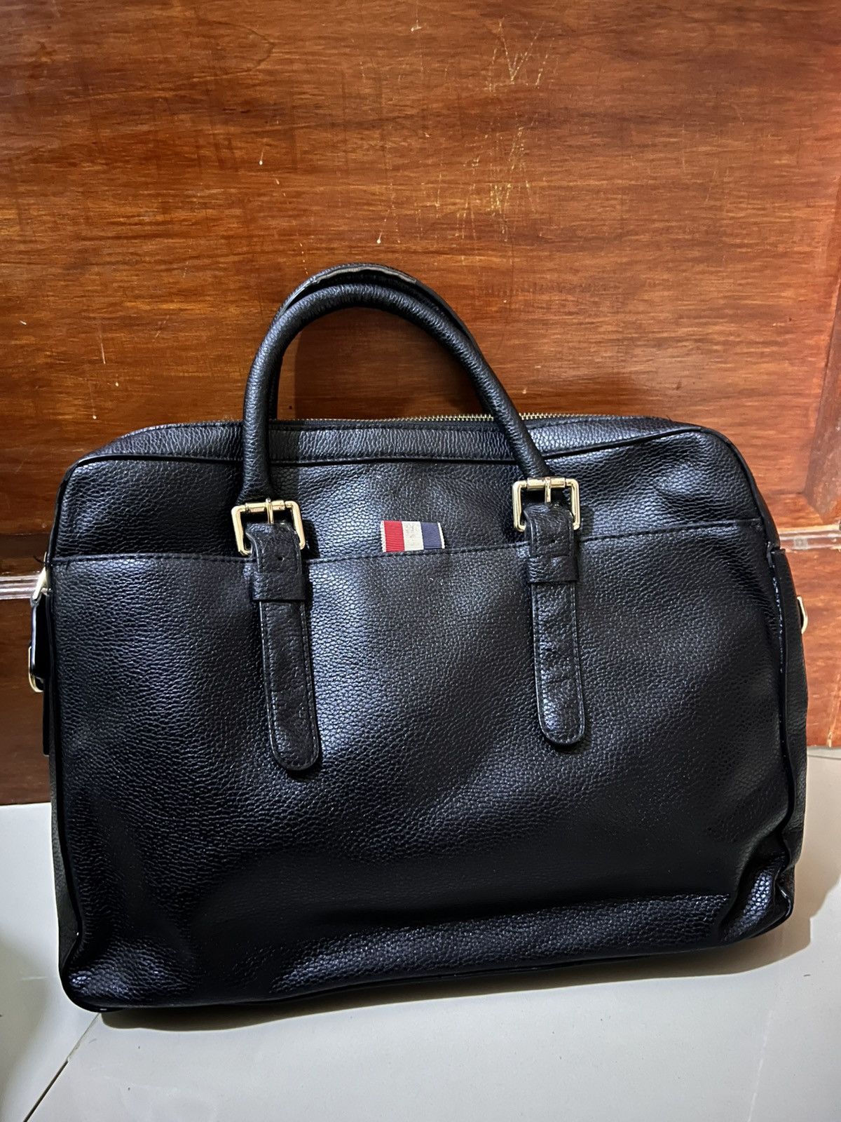 Thom Browne Sling Bag in Black, Men's