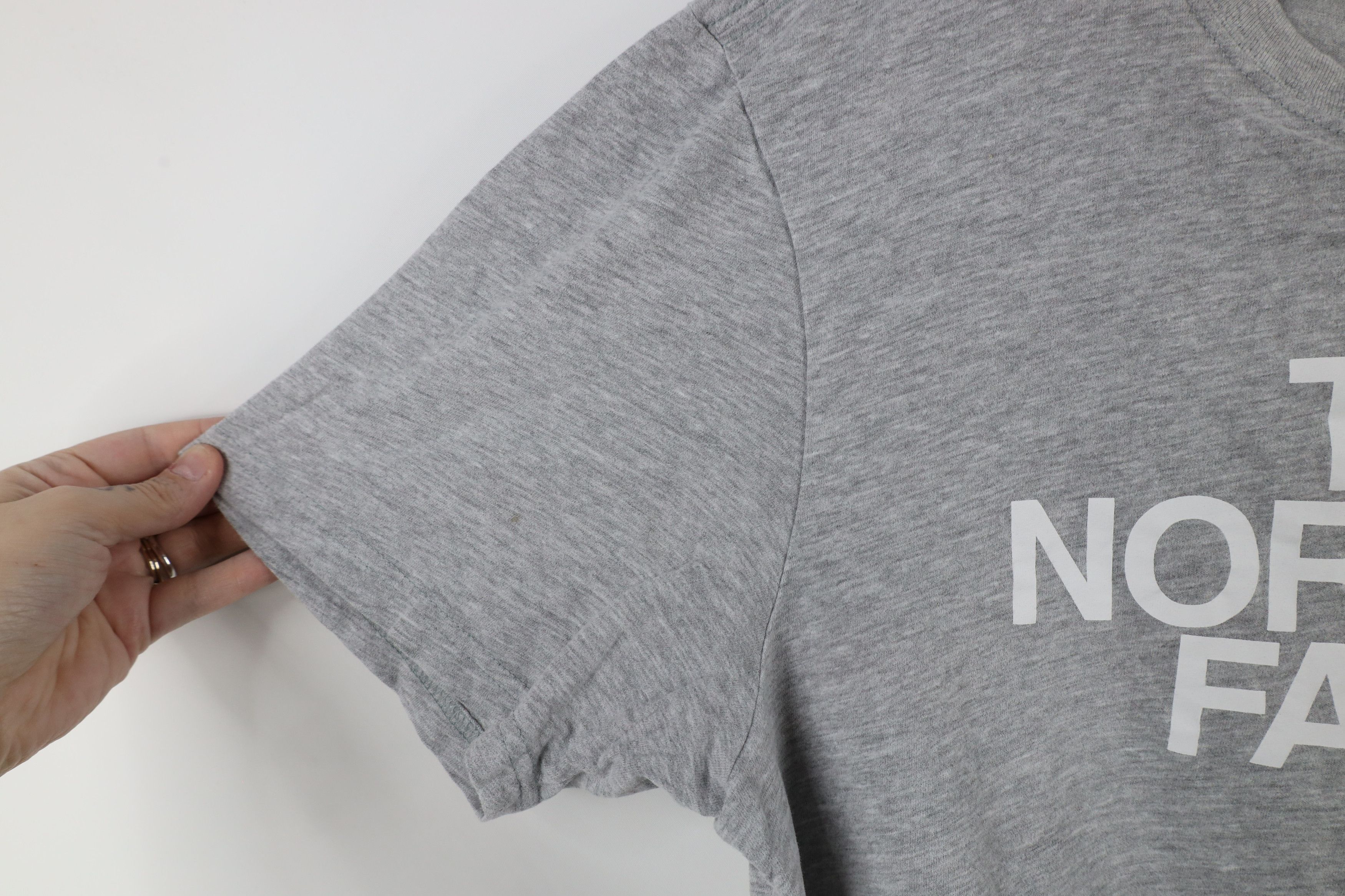 The North Face × Vintage Vintage The North Face Big Logo Short Sleeve T-Shirt Gray Size US M / EU 48-50 / 2 - 7 Thumbnail