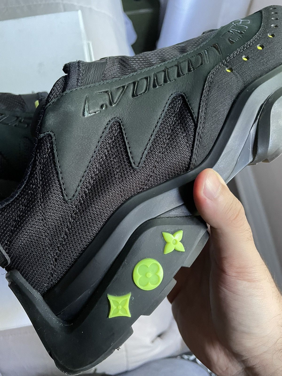 Louis Vuitton Louis Vuitton Black Millennium Trainer Sneaker Size US 8.5 / EU 41-42 - 7 Thumbnail