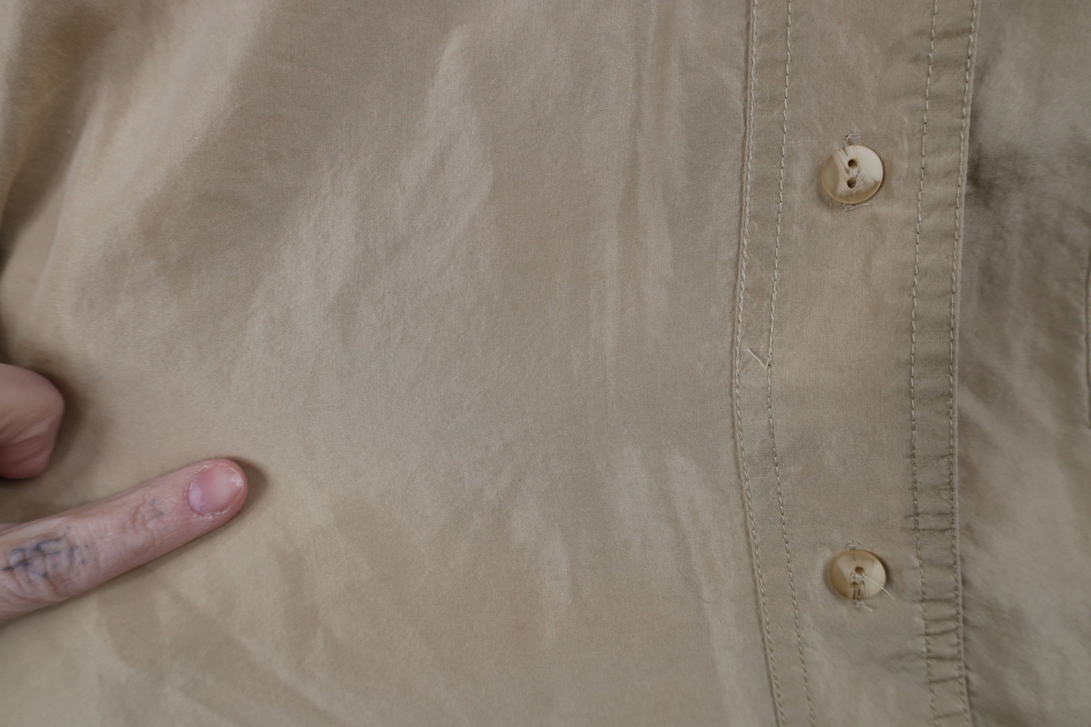 Vintage Vintage 90s Streetwear Baggy Fit Short Sleeve Button Shirt Size L / US 10 / IT 46 - 5 Thumbnail