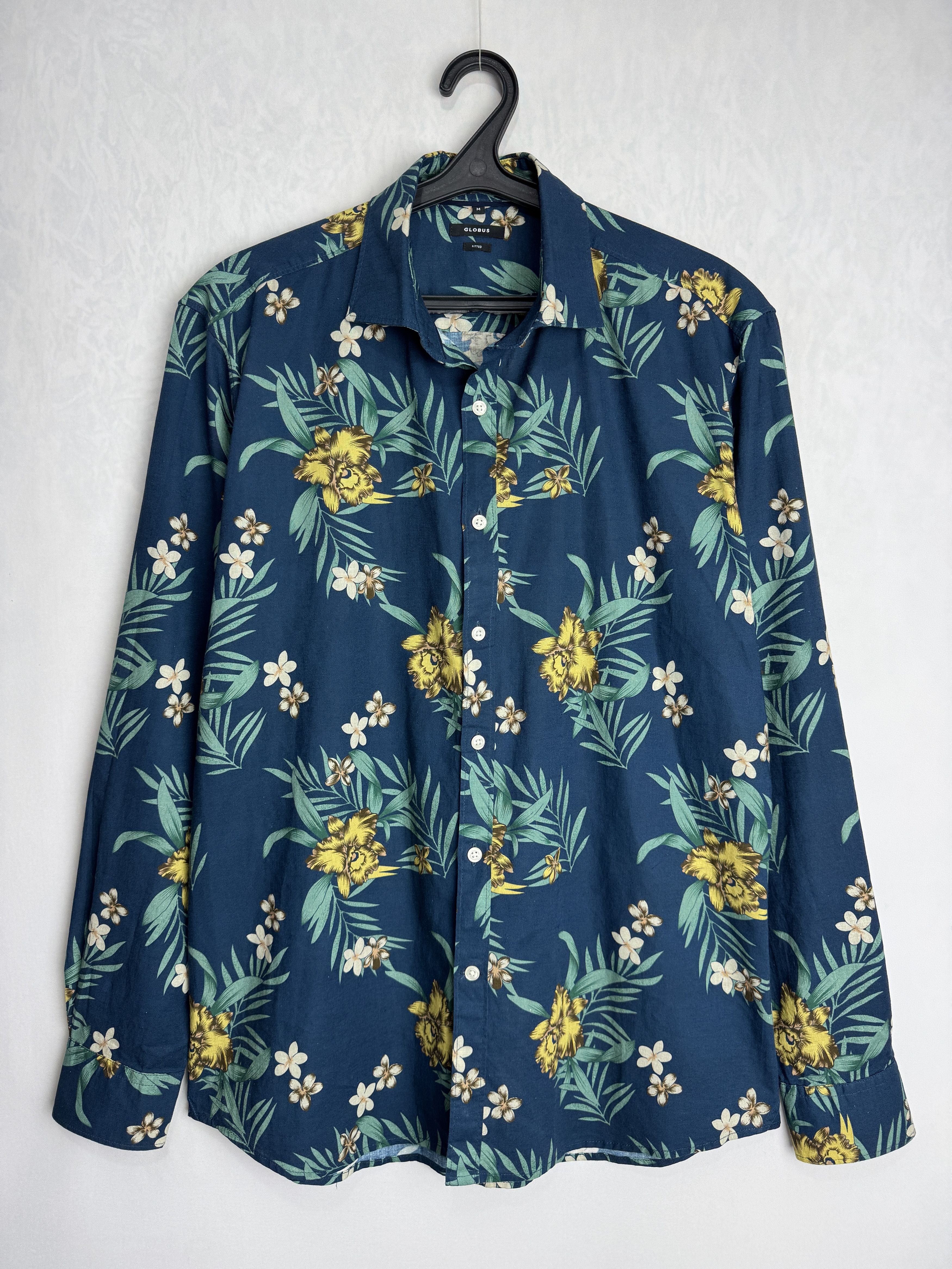 Other GLOBUS men’s Hawaiian linen blend button up shirt Size US M / EU 48-50 / 2 - 1 Thumbnail