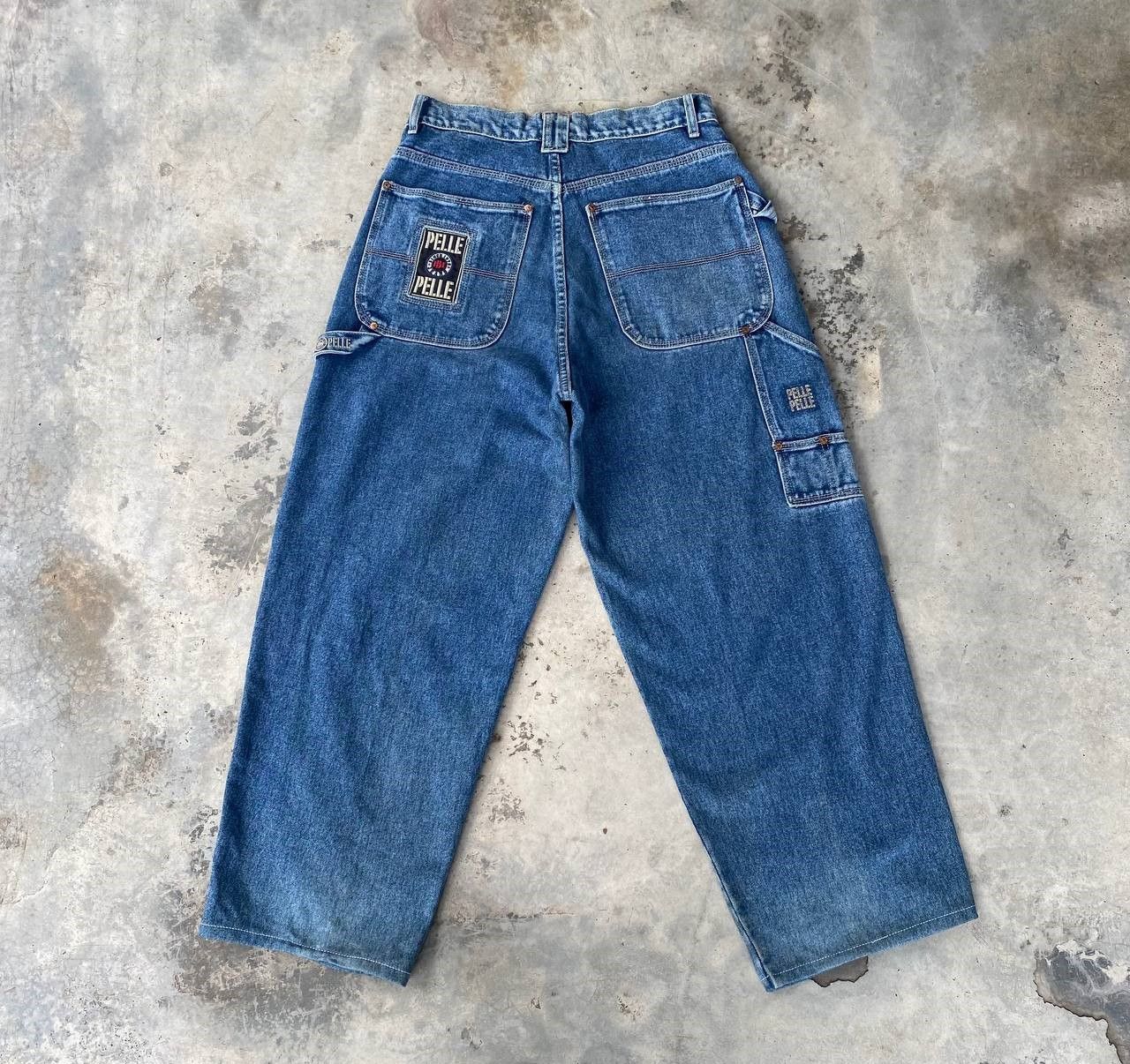 Pelle Pelle RARE VTG 90S PELLE PELLE M.BUCHANAN BAGGY WIDELEG JNCO STYLE Size US 30 / EU 46 - 11 Thumbnail